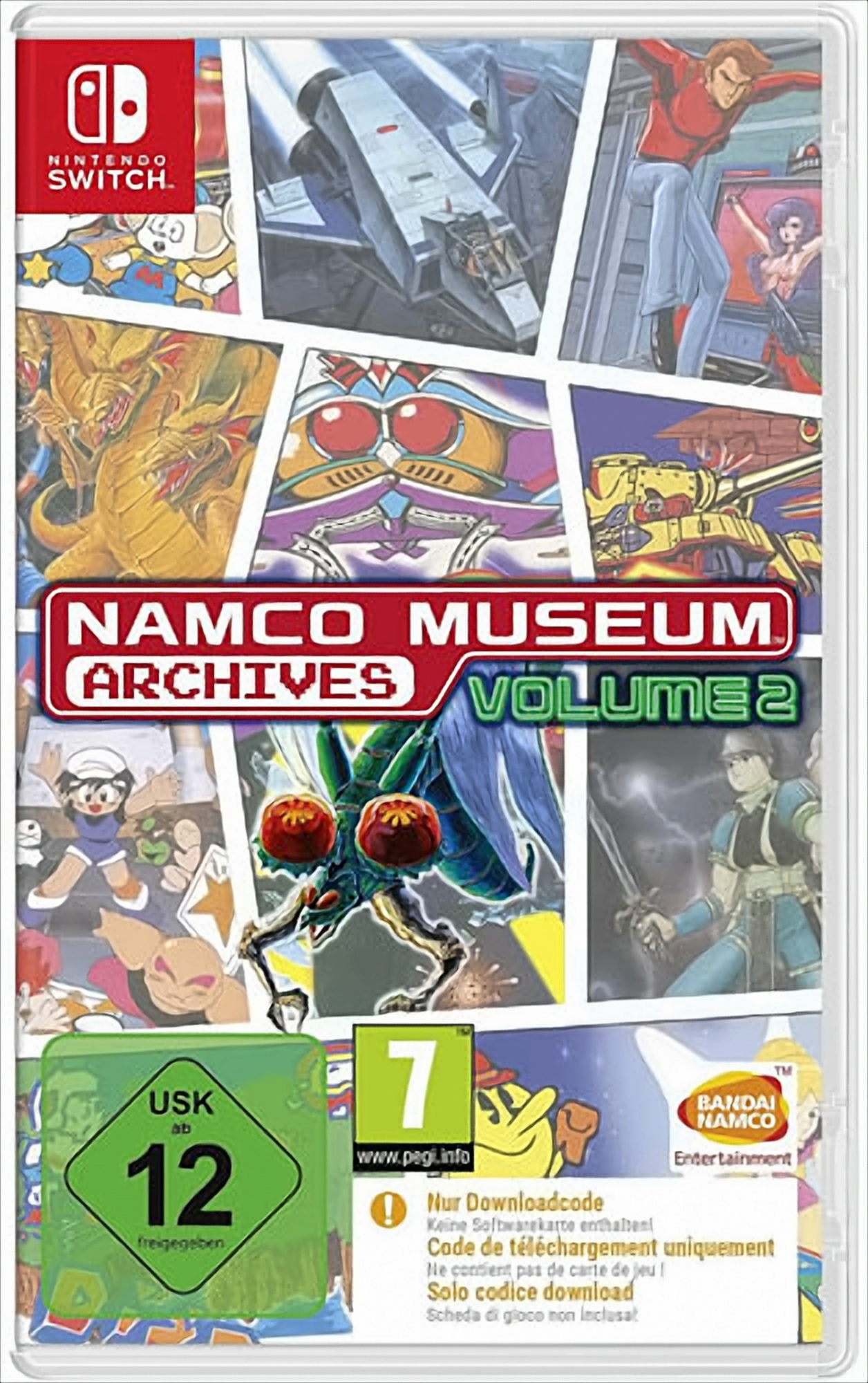 Namco Museum Archives Vol.2 Switch Code in a box