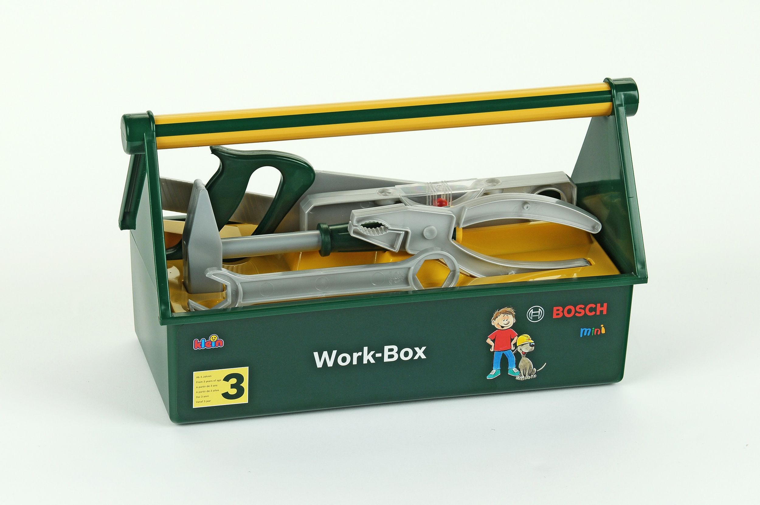 Bosch Kinderwerkzeugkasten mit Bosch Werkeugen