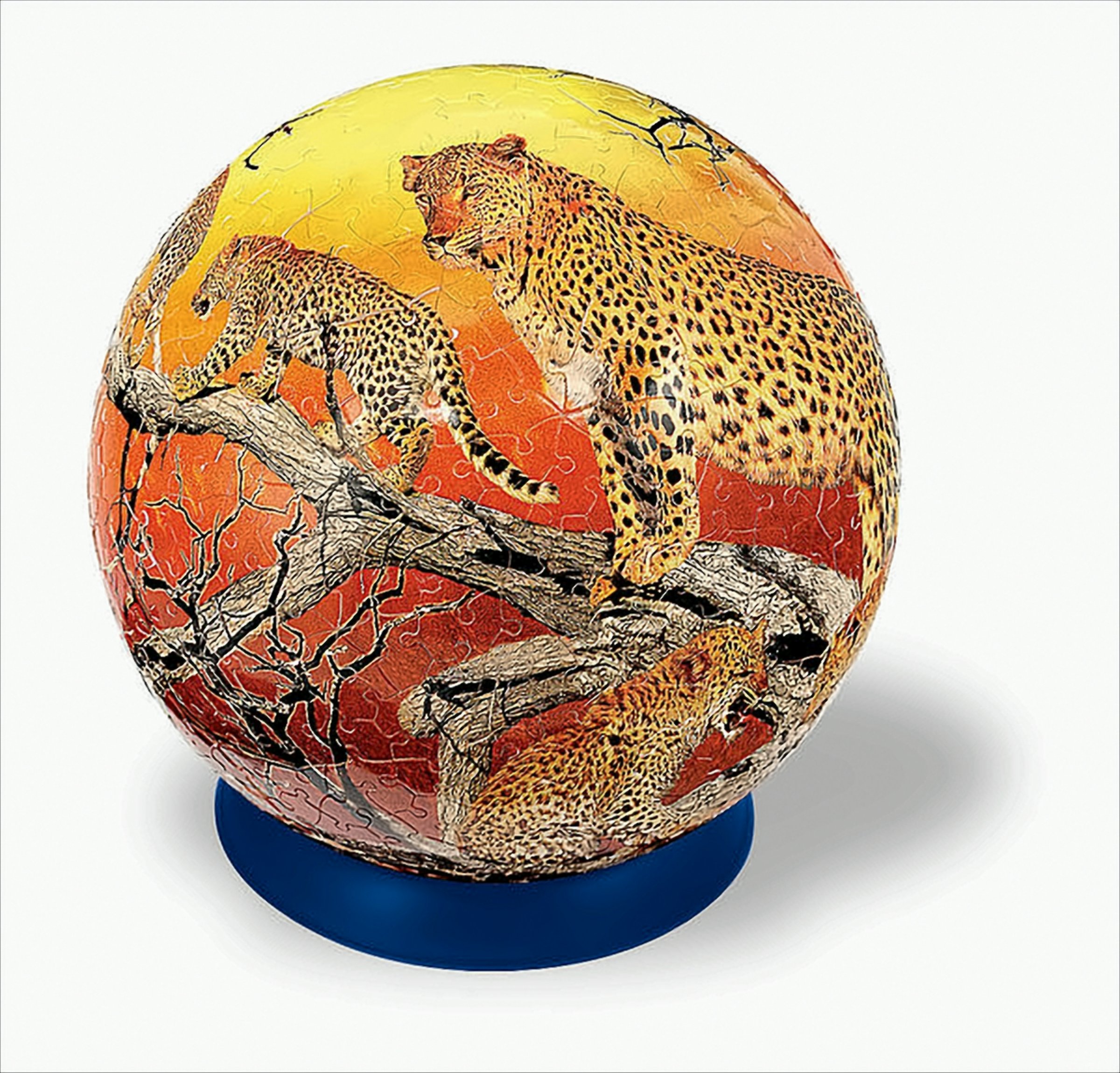 Puzzleball 540 Teile Leoparden