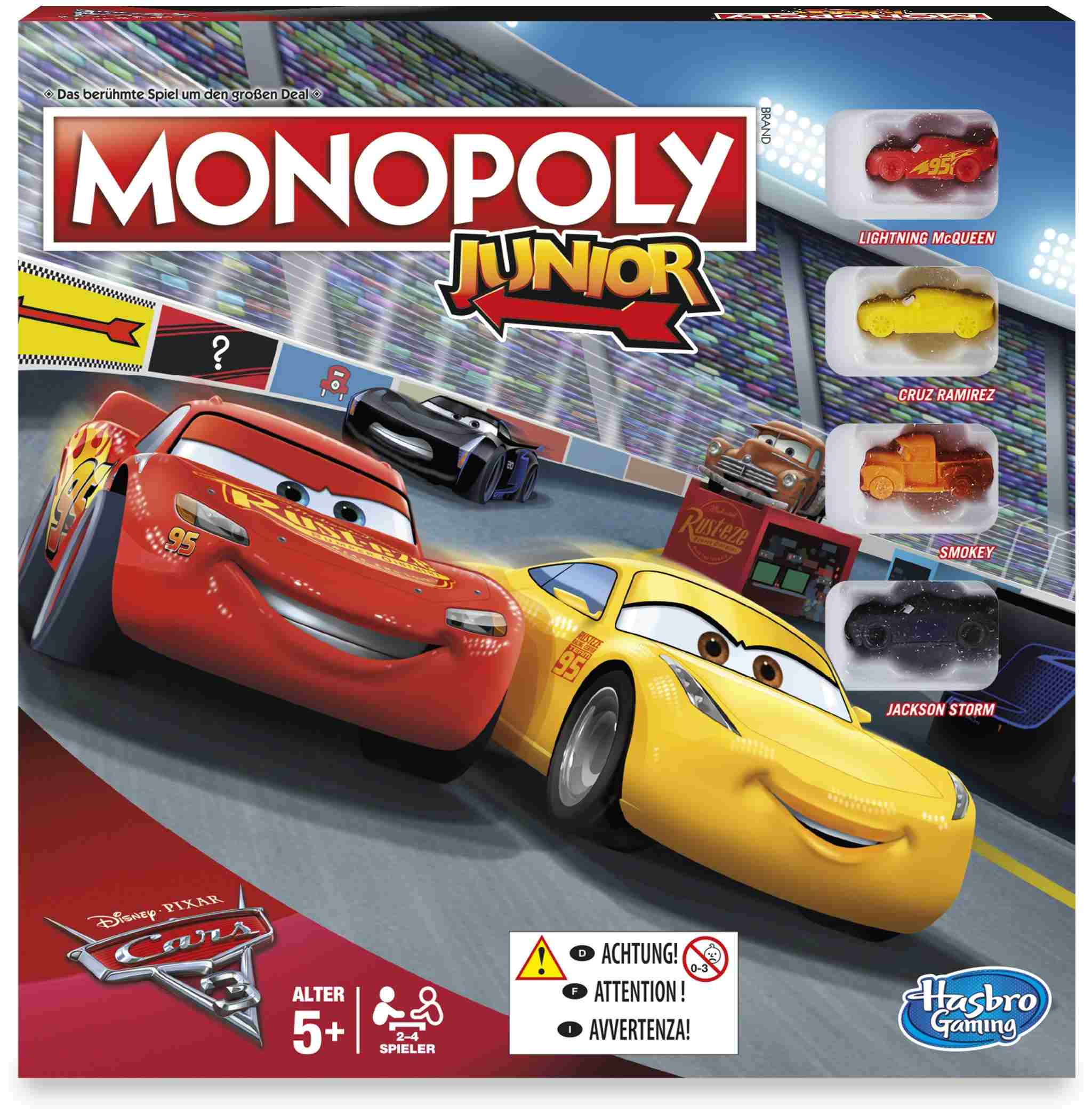 Monopoly Junior Cars 3, Kinderspiel