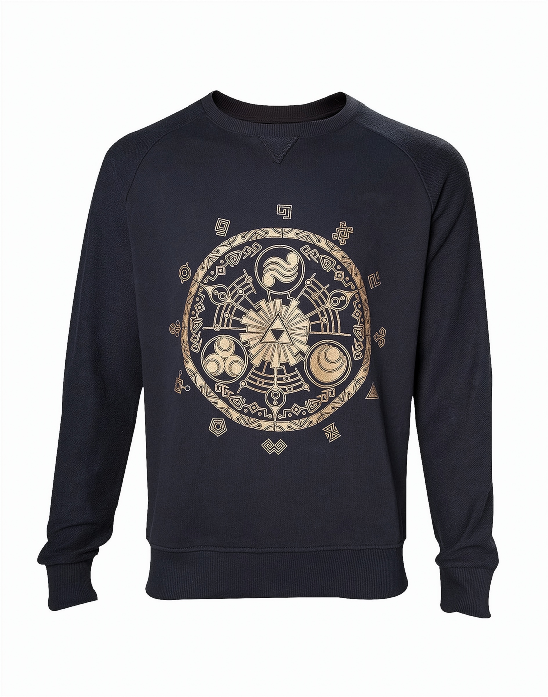 Zelda Hoodie Golden Triforce Größe M