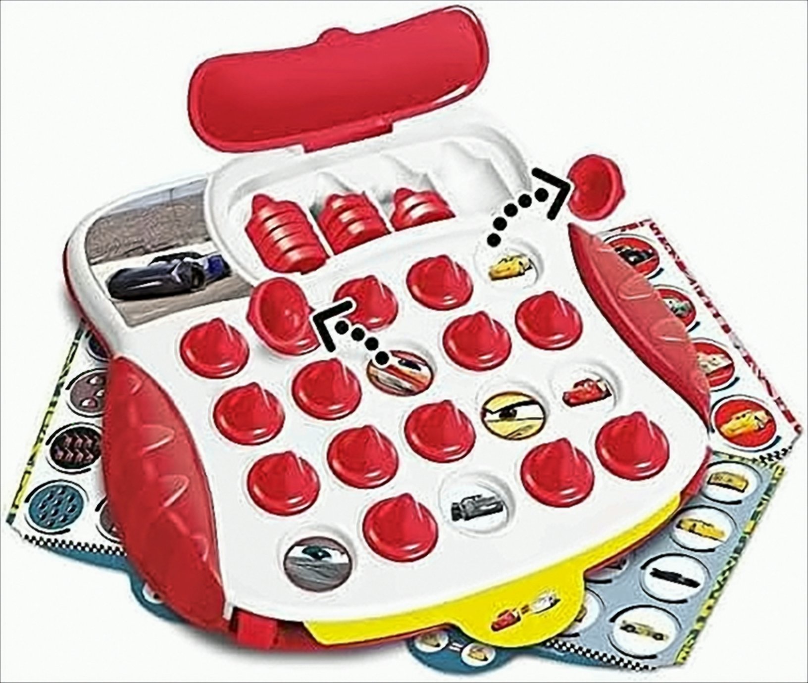 Pixar Super Memo Logic-Cars 3 Lernspiel Disney, 96419