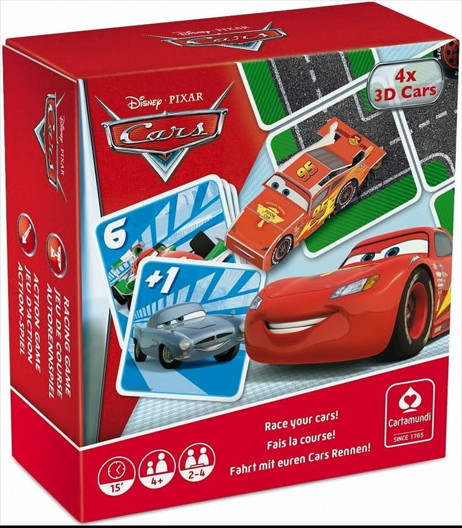 Disney Pixar Cars, 2 in 1 Game Box, Reisespiel