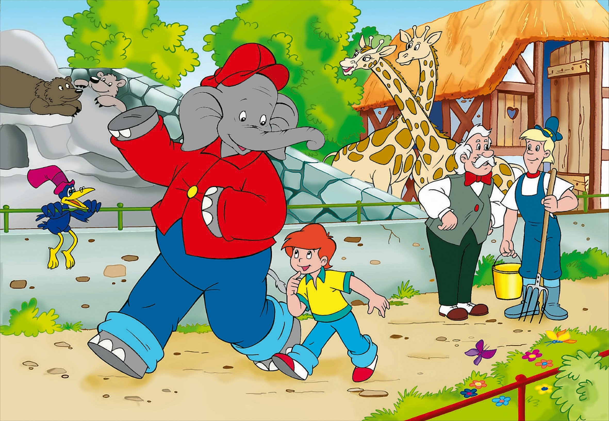 Benjamin Blümchen im Zoo, 20 Teile Puzzle