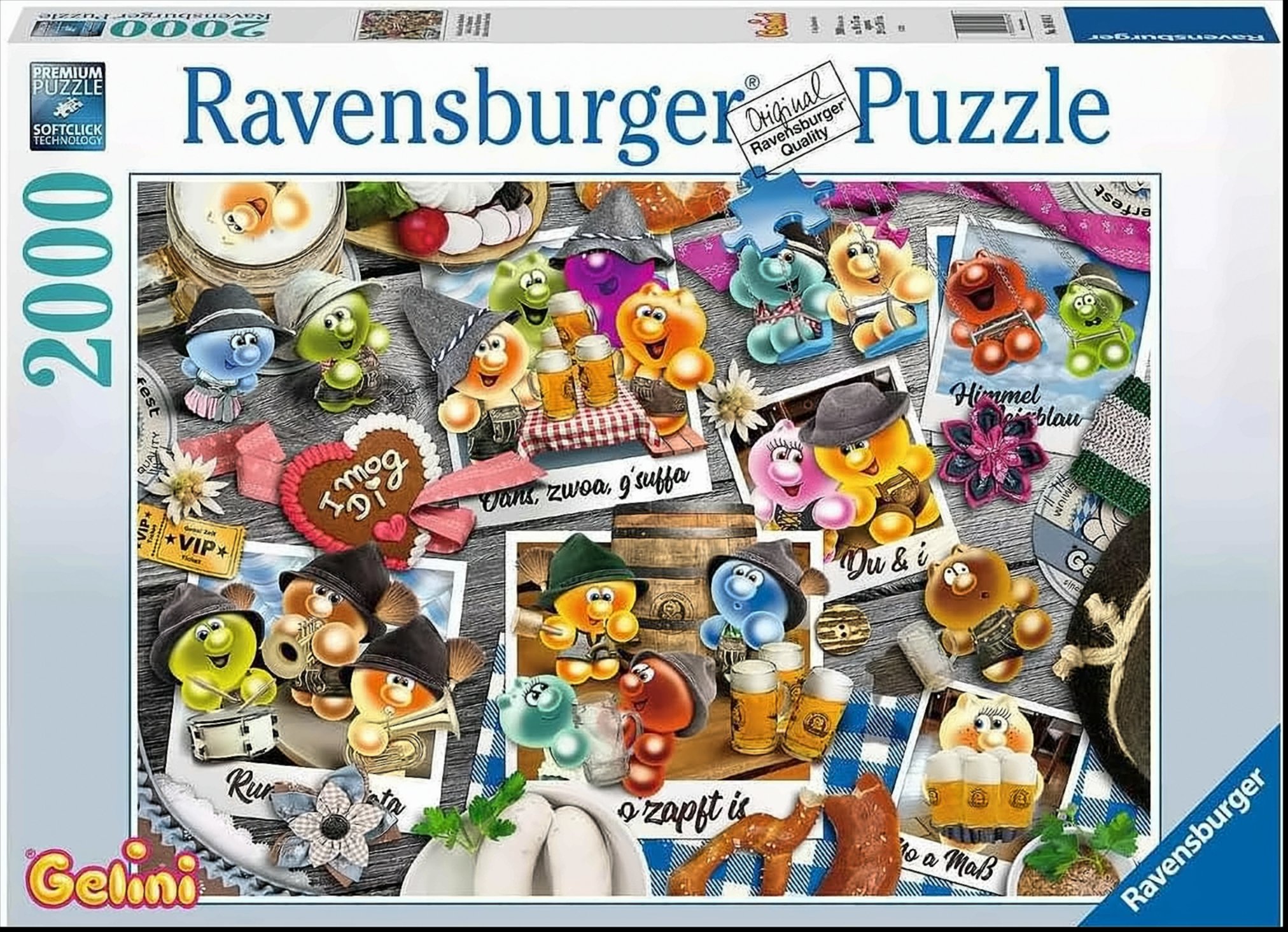 Puzzle - kompatibel mit Ravensburger Puzzle 16014 Gelini auf dem Oktoberfest 2000 Teile