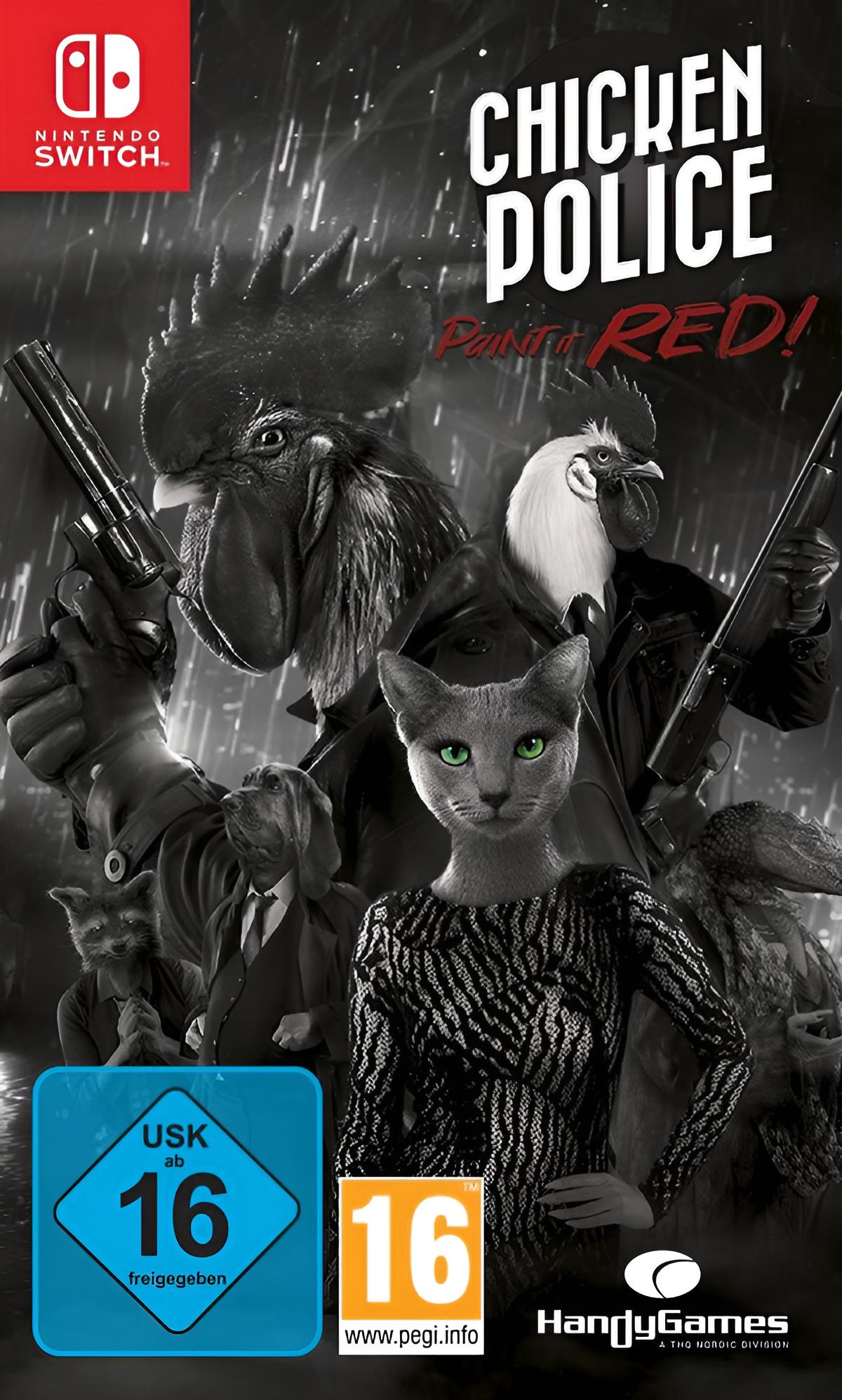 Chicken Police Switch Paint it Red!