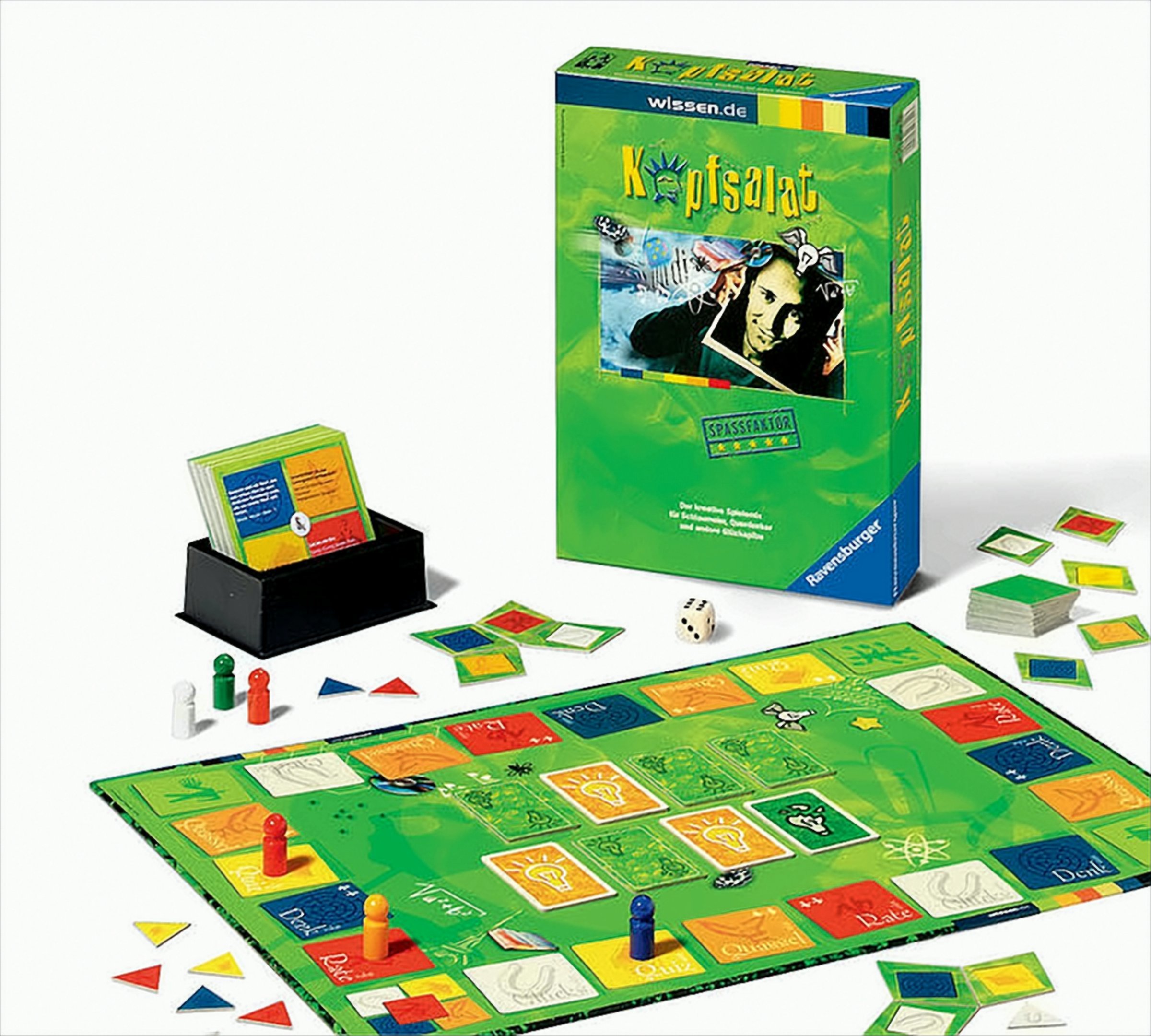 Ravensburger - Kopfsalat - Das Quizzelquasselquerdenk-Spiel