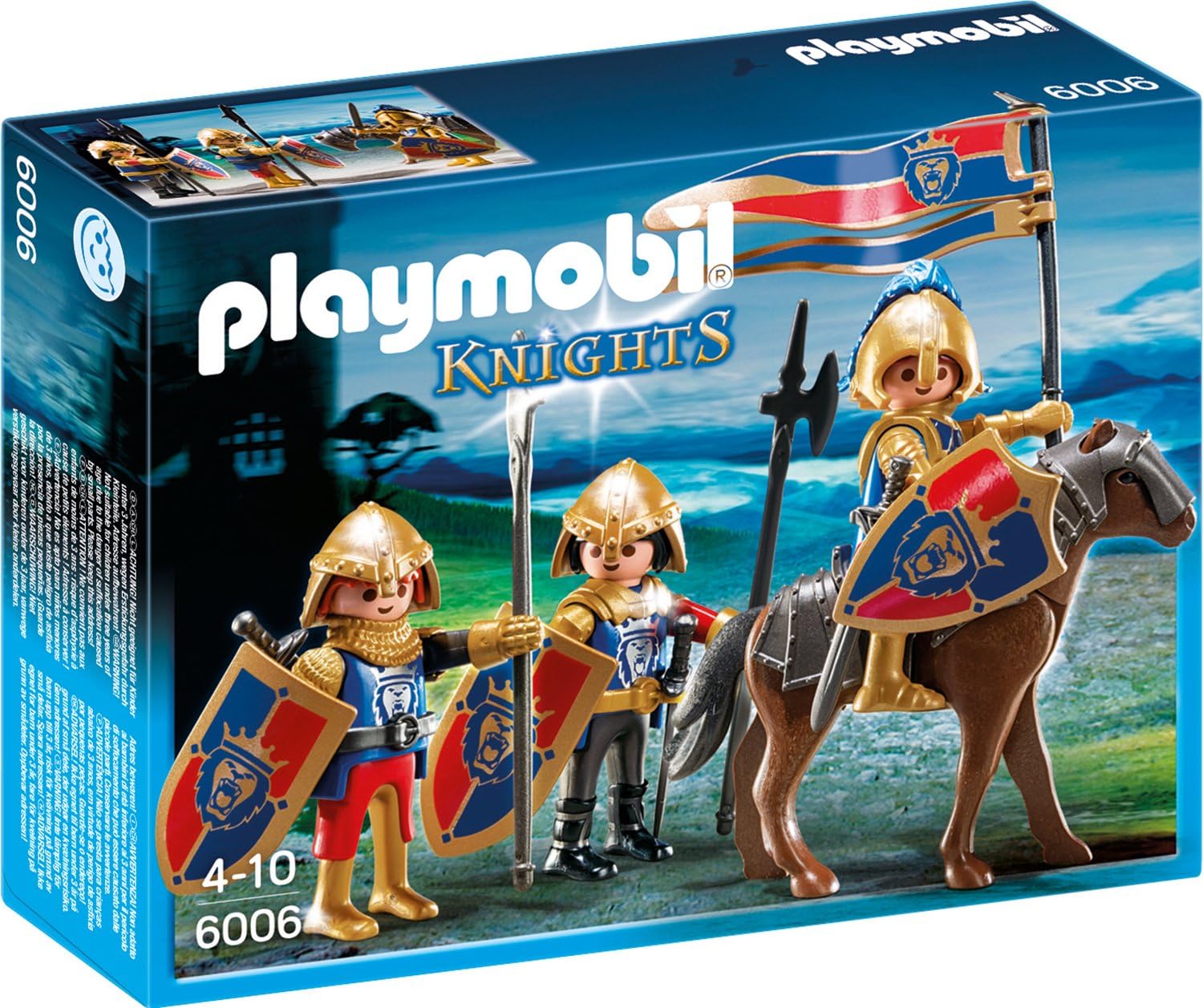 PLAYMOBIL Knights 6006 Spähtrupp der Löwenritter, Ab 4 Jahren