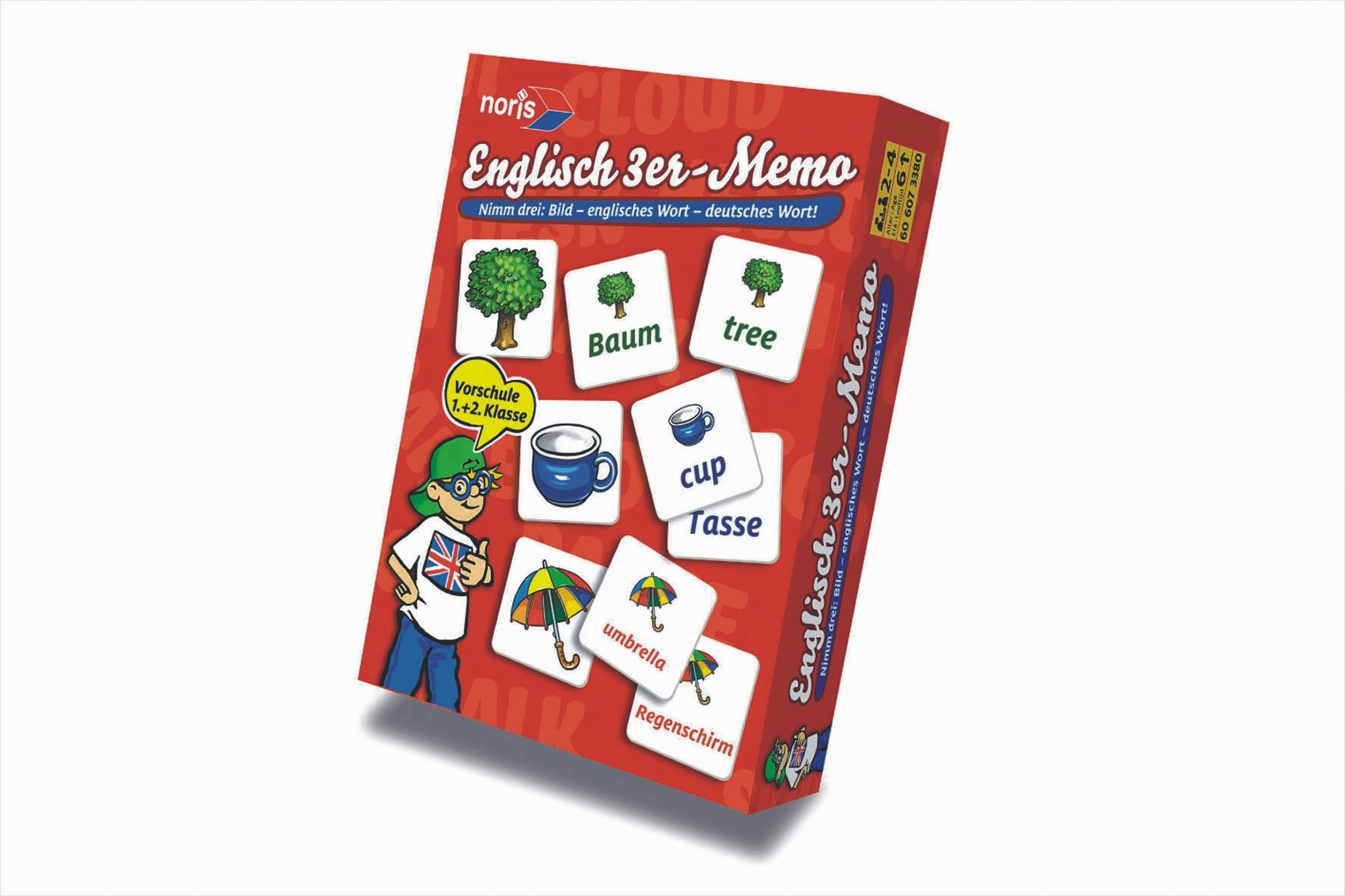 Noris Spiele - Englisch 3er-Memo