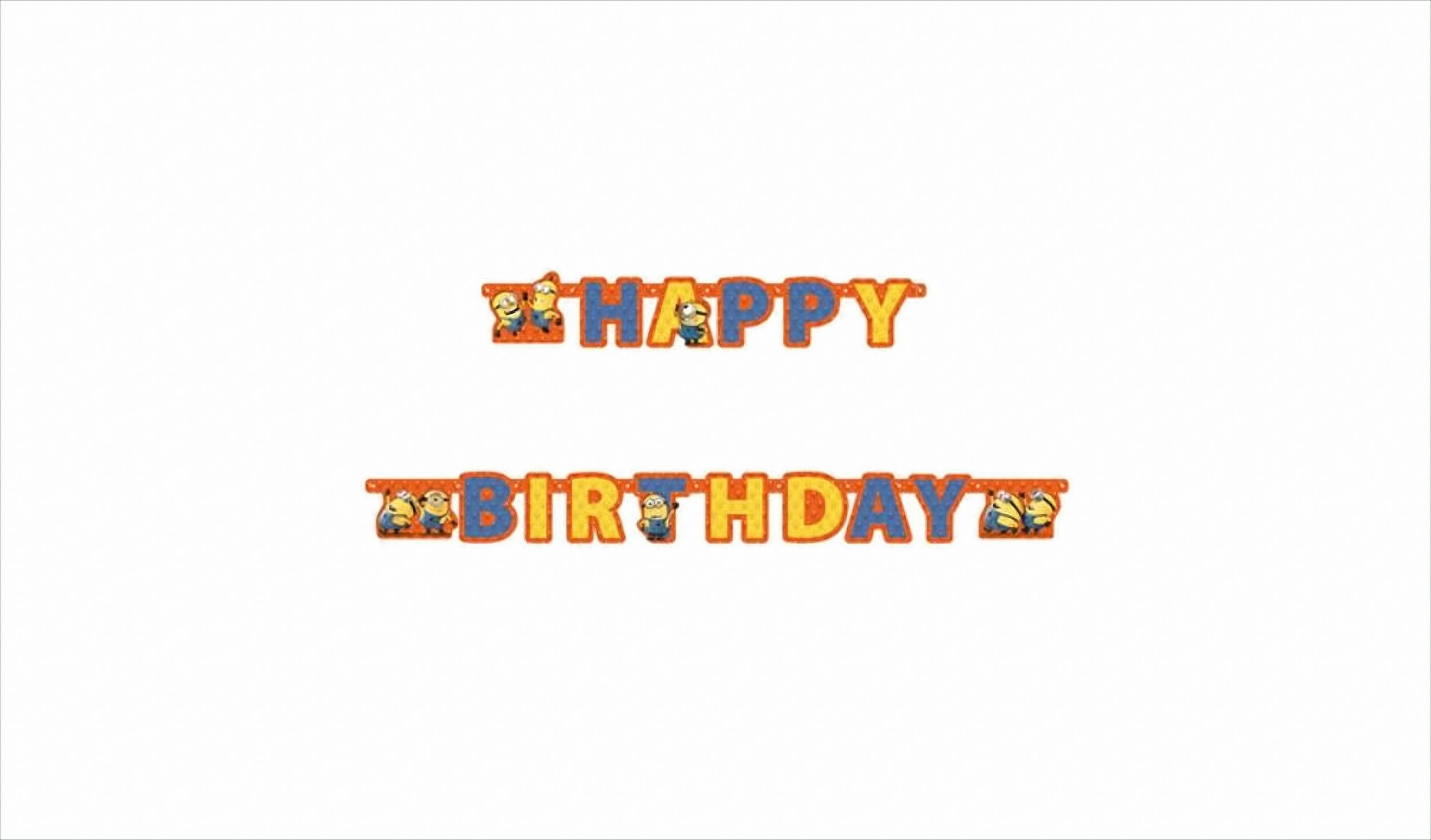 Minions 'Happy Birthday' Partykette