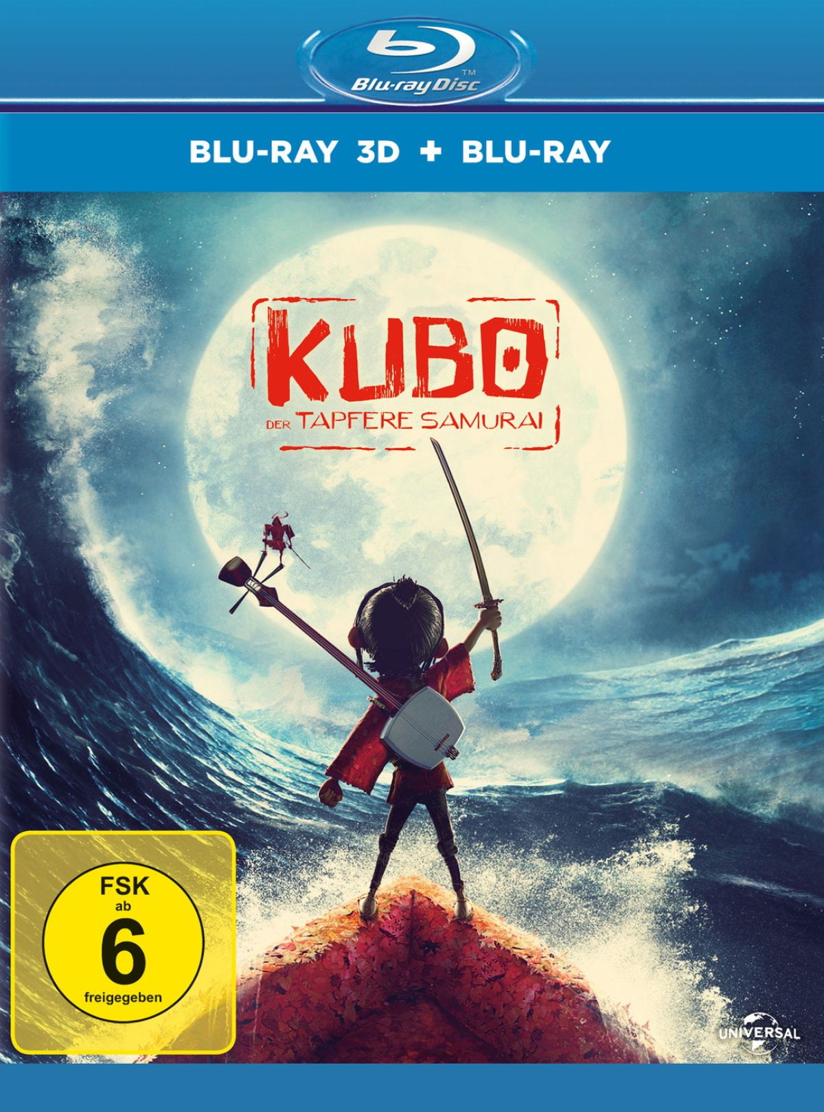 Kubo - Der tapfere Samurai (Blu-ray 3D + 2D)