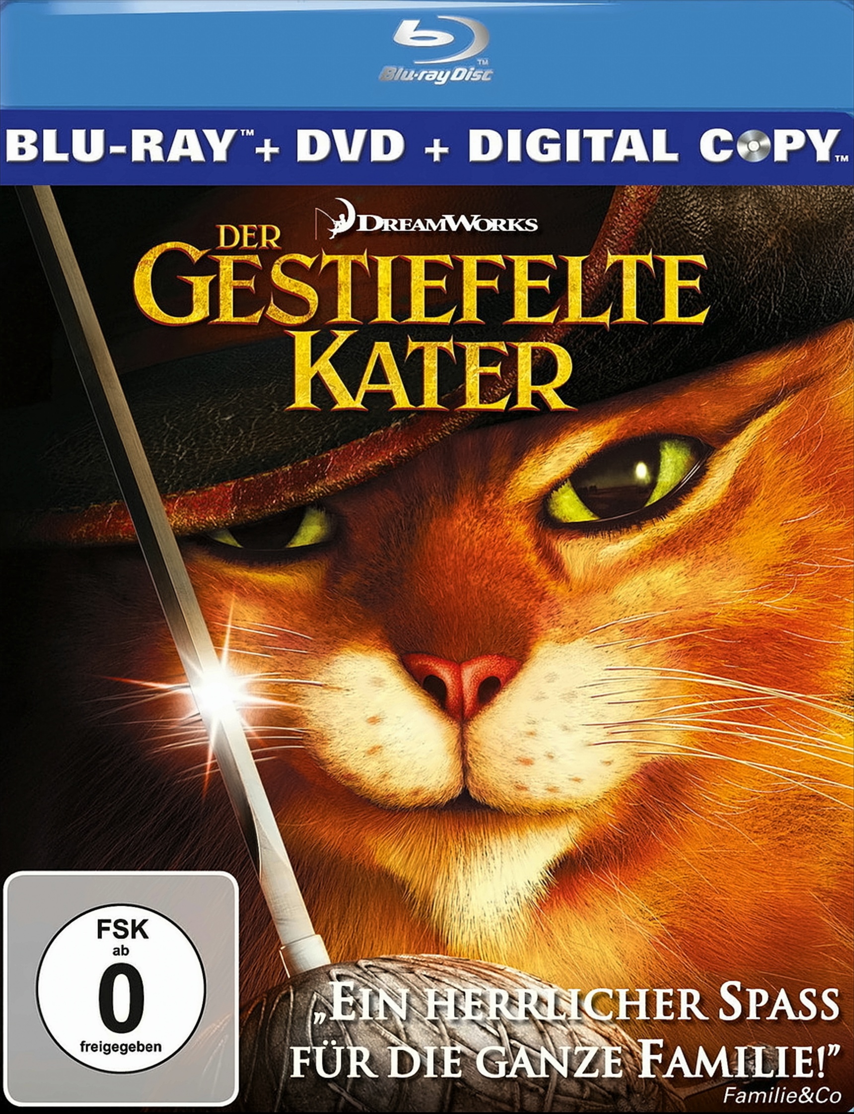 Der gestiefelte Kater (+ DVD, inkl. Digital Copy)