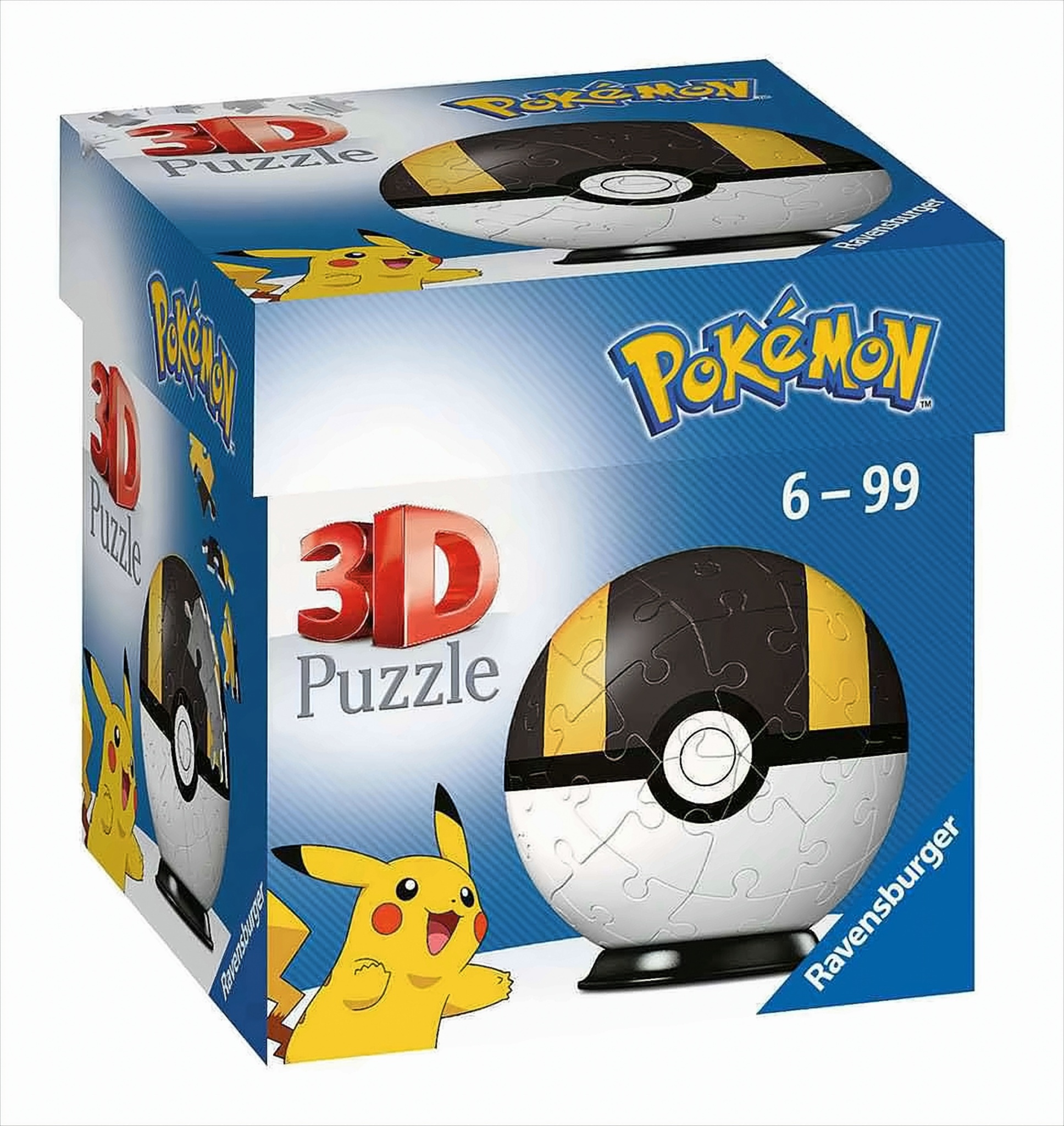Ravensburger - 3D Puzzle-Ball - Pokémon Pokéballs - Hyperball
