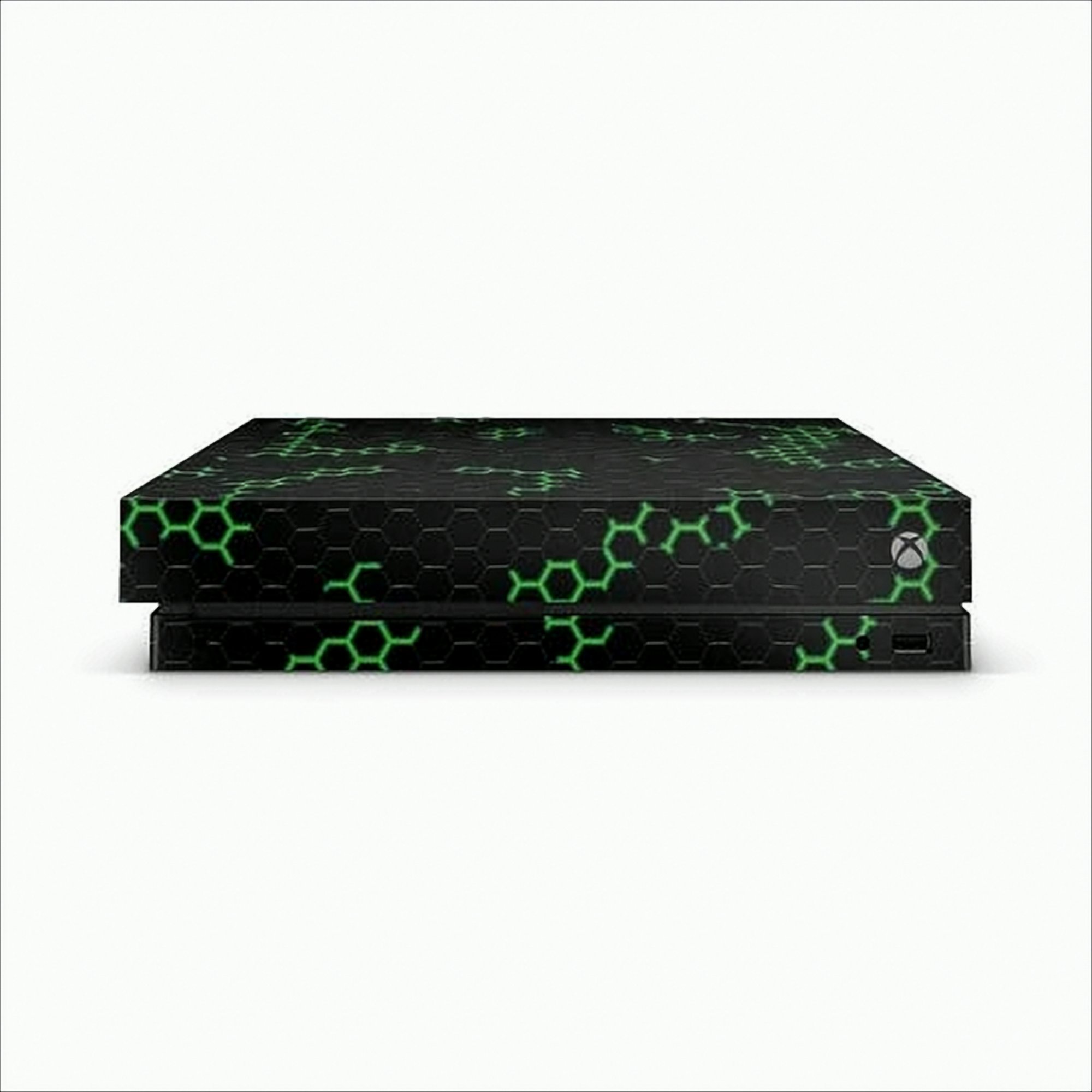 XBOX ONE X Skin - Design Aufkleber Nano Tech Green