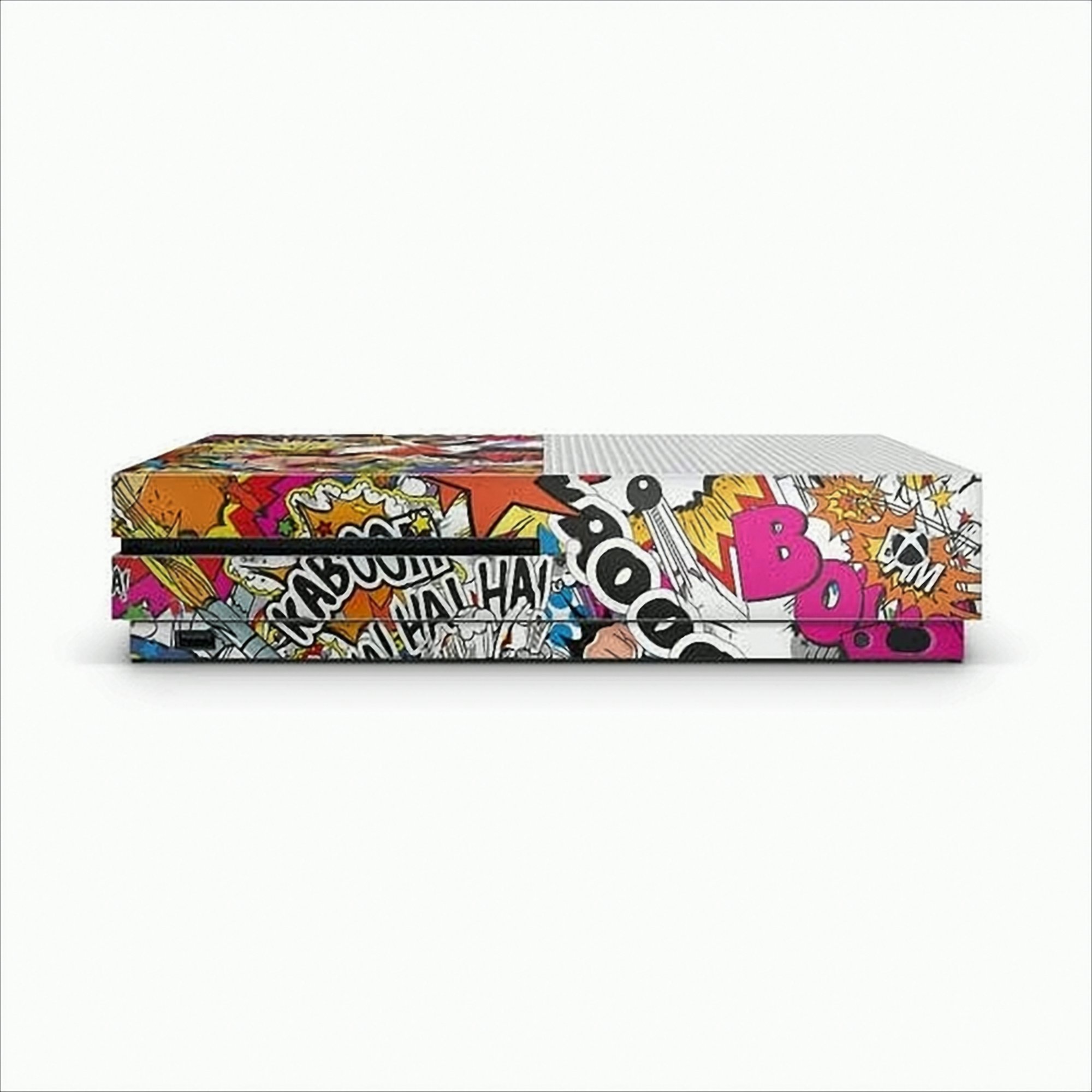 XBOX ONE S Skin - Design Aufkleber Stickerbomb Color