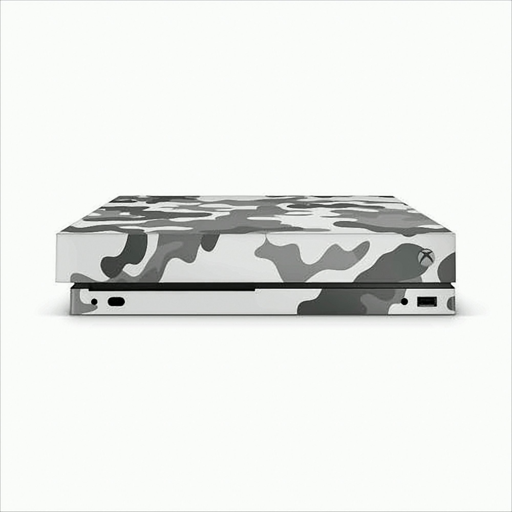 XBOX ONE X Skin - Design Aufkleber Camouflage Grey