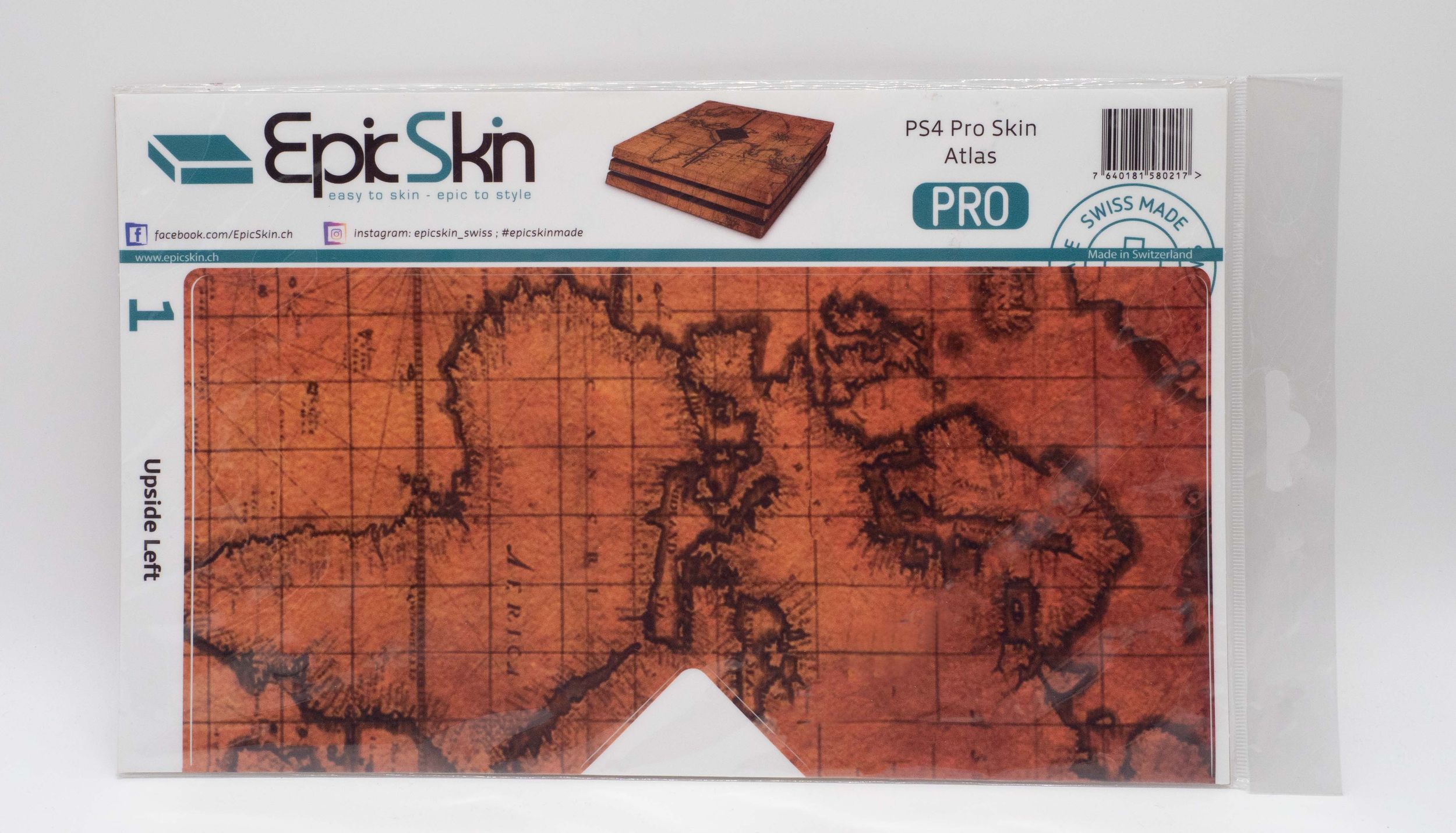 PS4 Pro Skin - Design Aufkleber Atlas