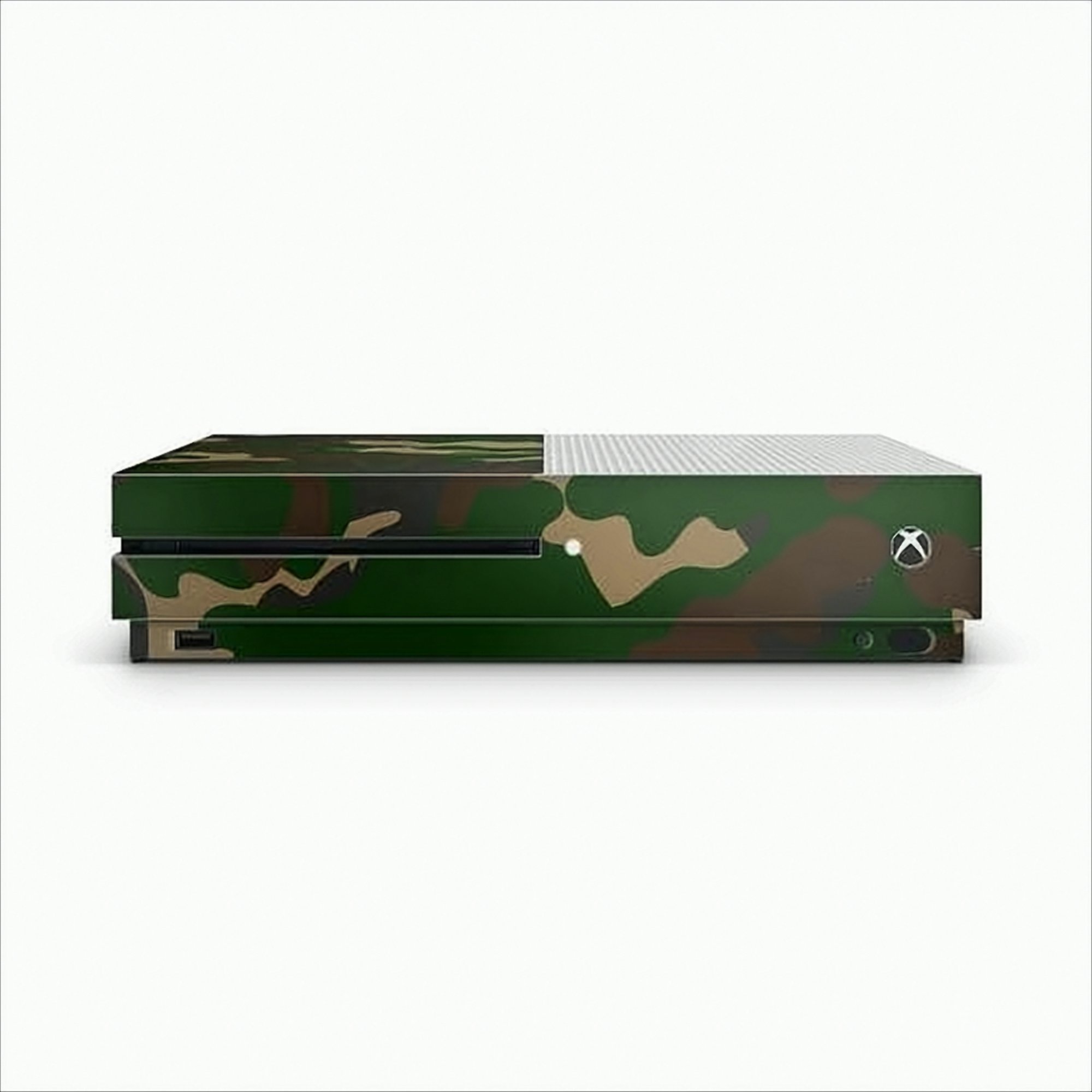 XBOX ONE S Skin - Design Aufkleber Camouflage Green