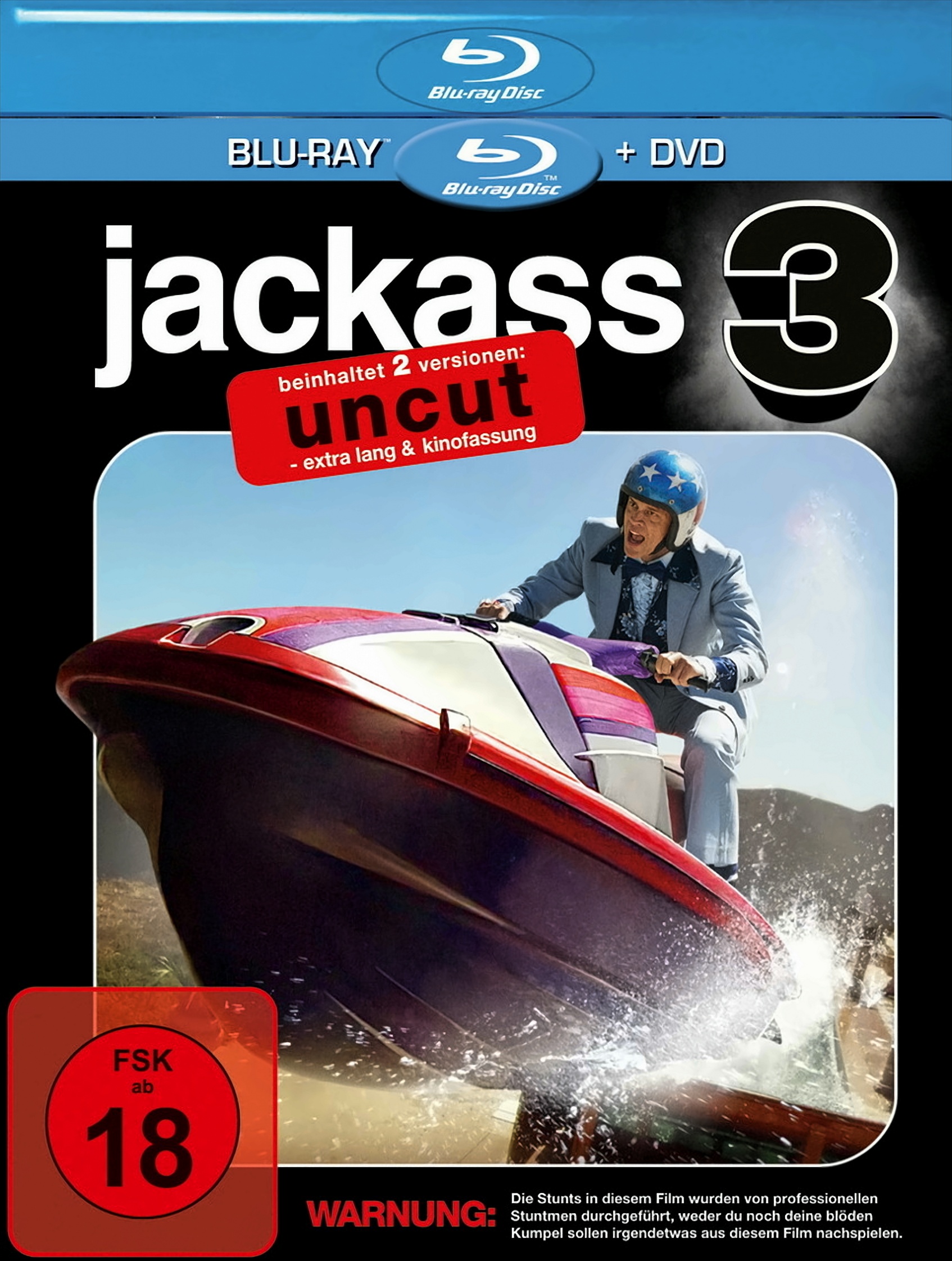 Jackass 3 (Uncut, + DVD)