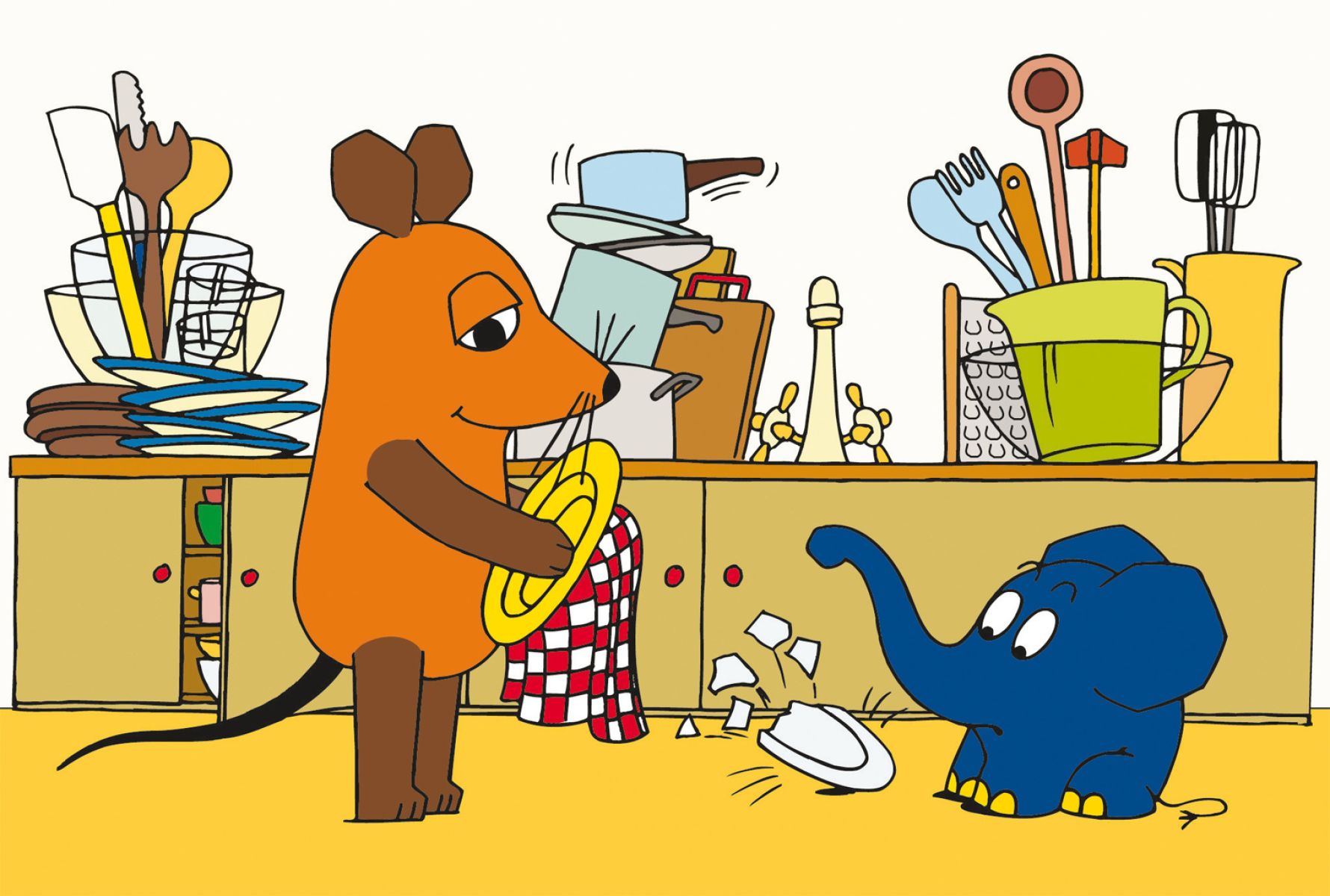 Die Maus, Scherben bringen Glück, 20 Teile Puzzle