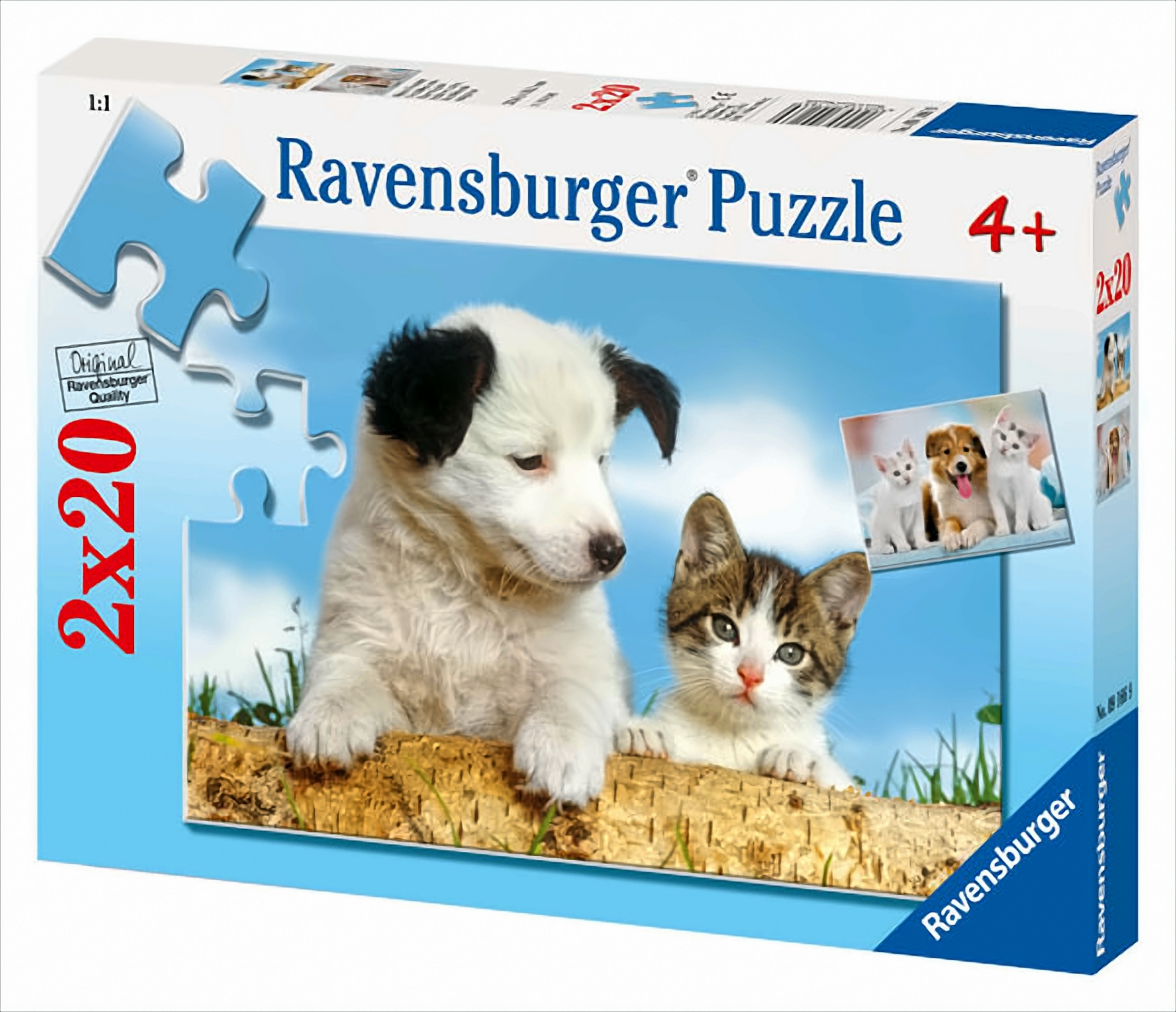 Wahre Freunde 2 x 20 Teile Puzzle