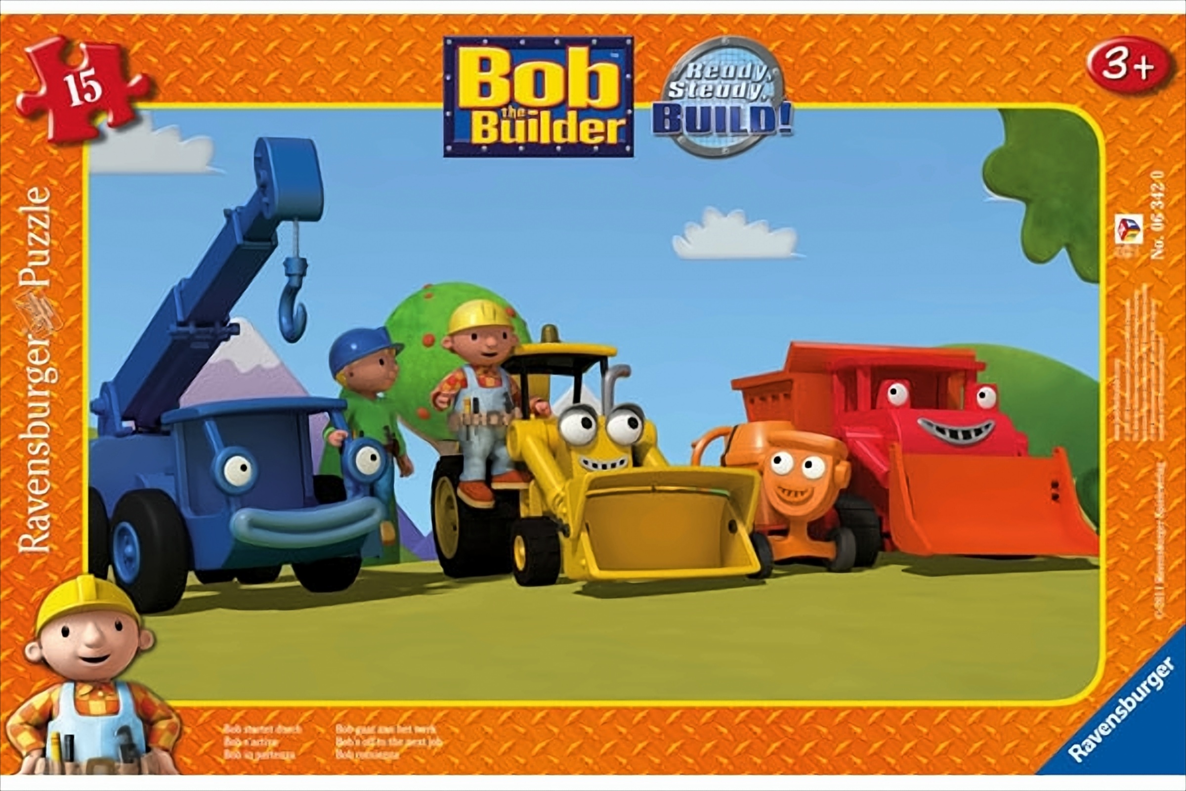 Bob startet durch, 15 Teile Rahmenpuzzle