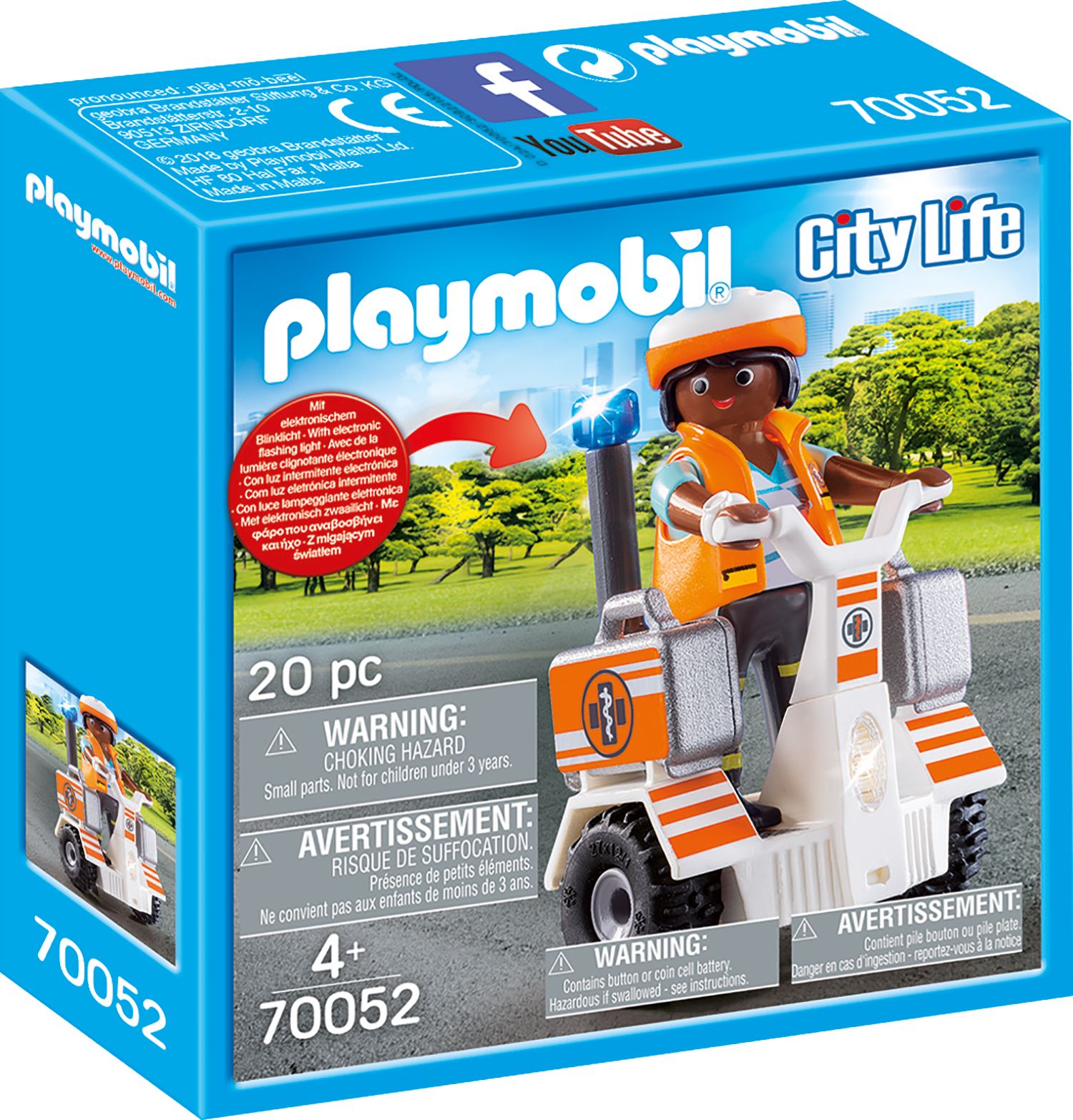PLAYMOBIL - City Life - Rettungs-Balance-Roller