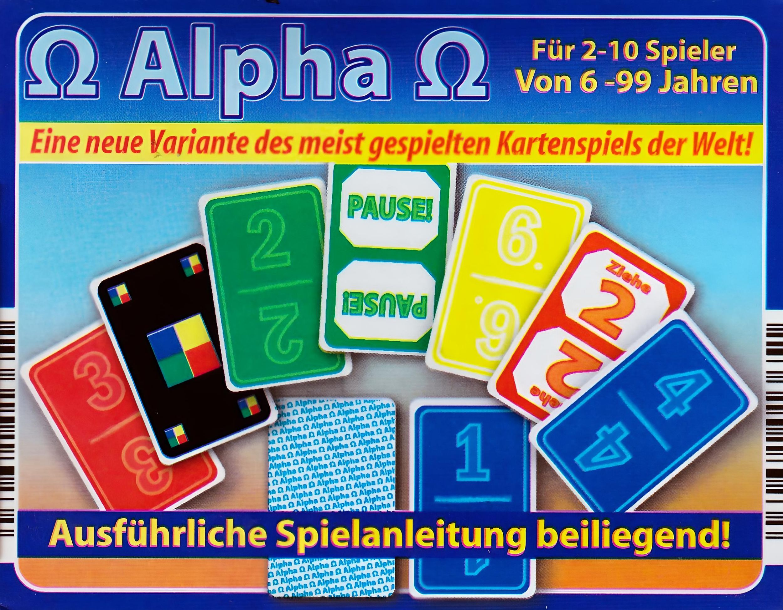 Uno Alpha Kartenspiel Neue Variante des Klassikers