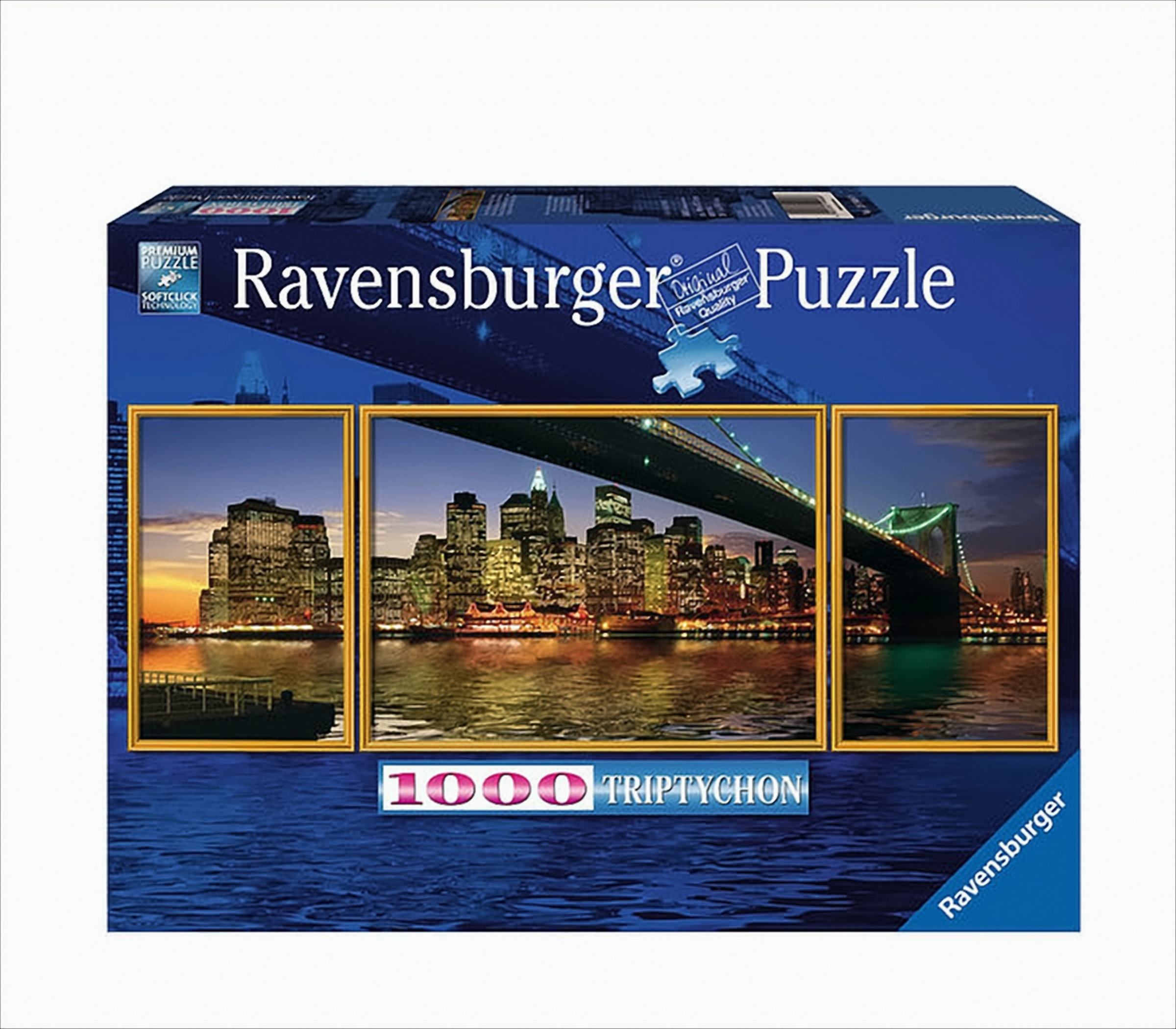 Triptychon: New York, Brooklyn Bridge, 1000 Teile Puzzle