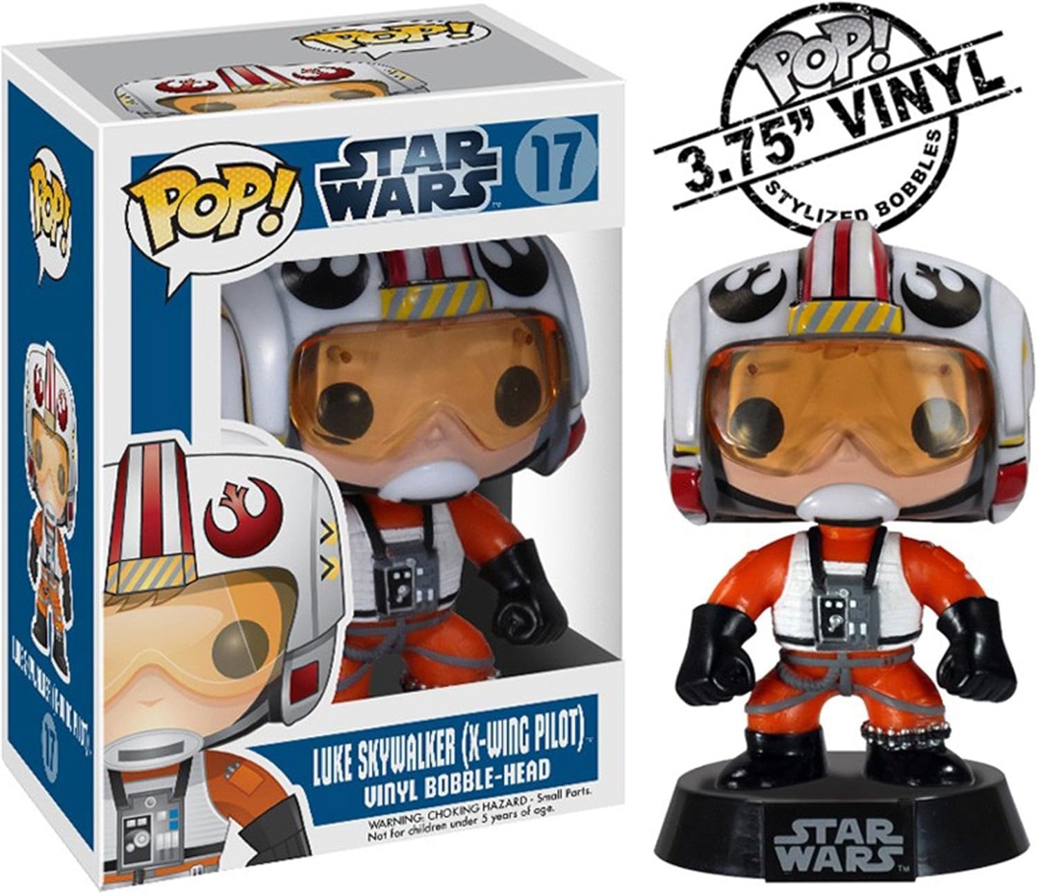 Funko 2596 POP Bobble Star Wars Luke Pilot Action Figure