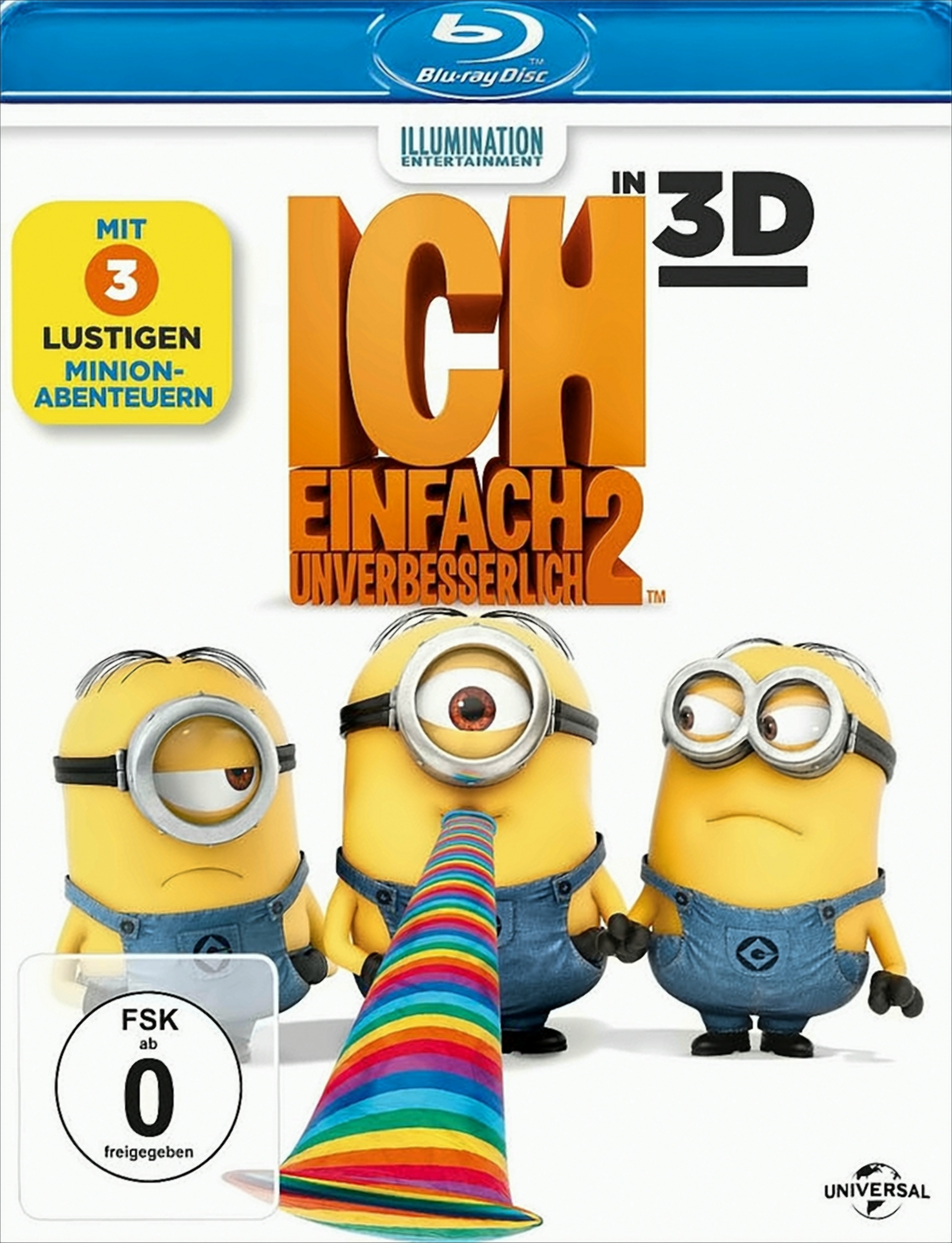 Ich - Einfach unverbesserlich 2 (Blu-ray 3D, + Blu-Ray 2D)