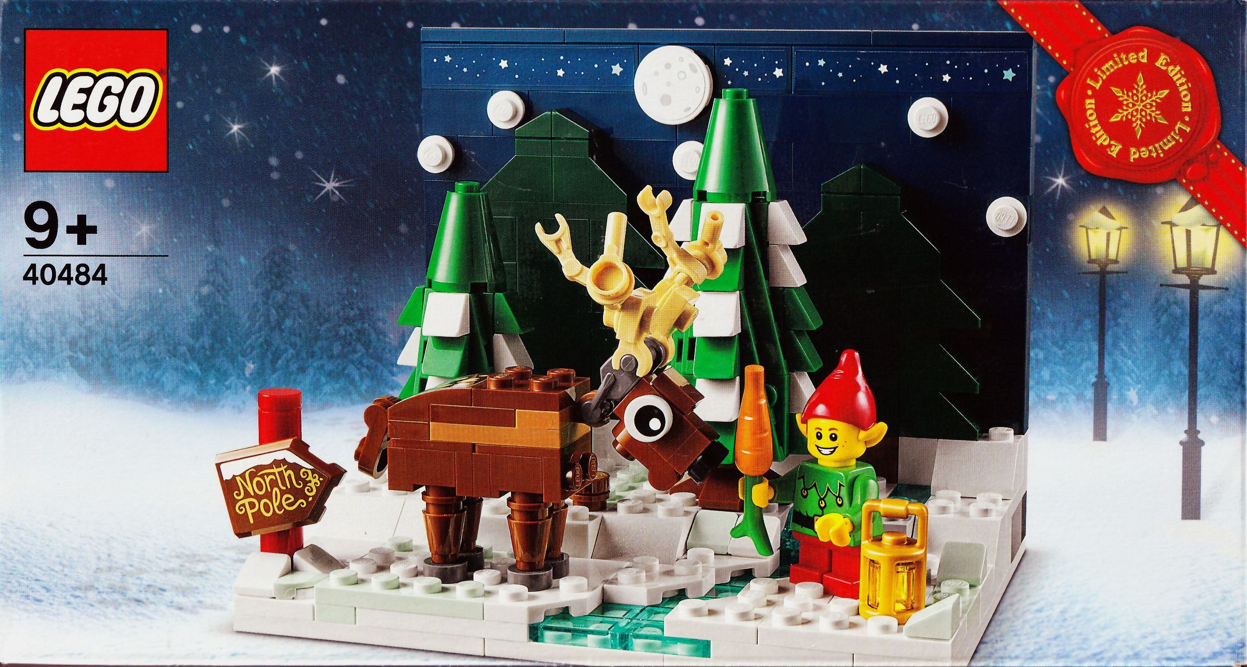LEGO Exklusiv Set Vorgarten des Weihnachtsmanns Limitiert 317 Teile