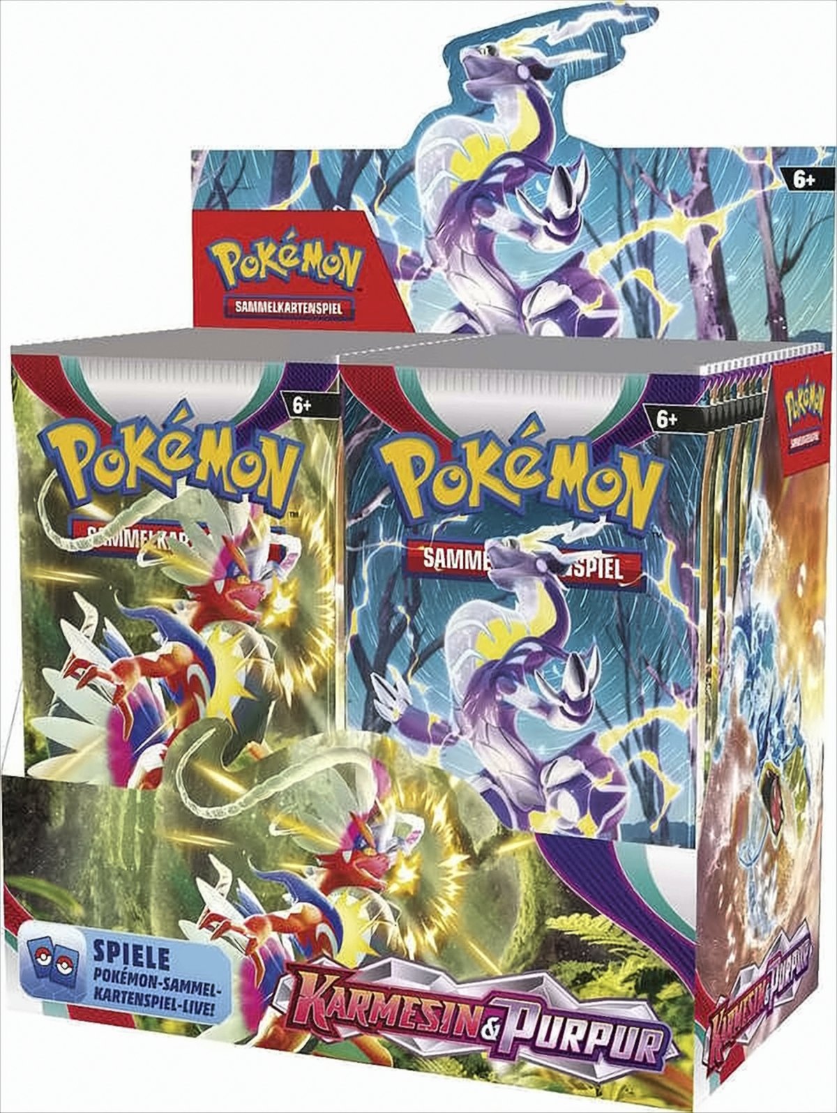 Pokémon - Booster-Display Karmesin & Purpur DE