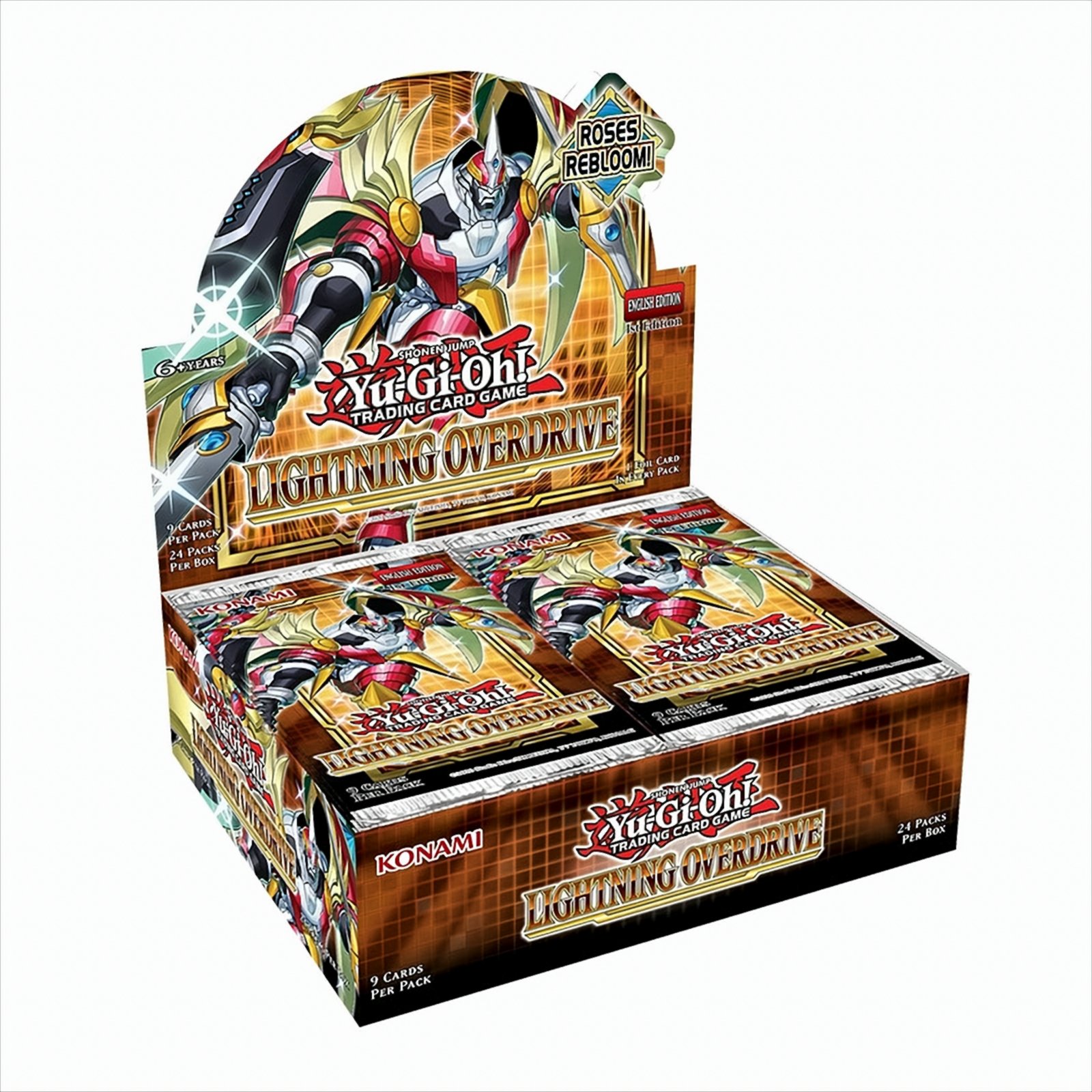 Yu-Gi-Oh! Lightning Overdrive Booster Display englisch