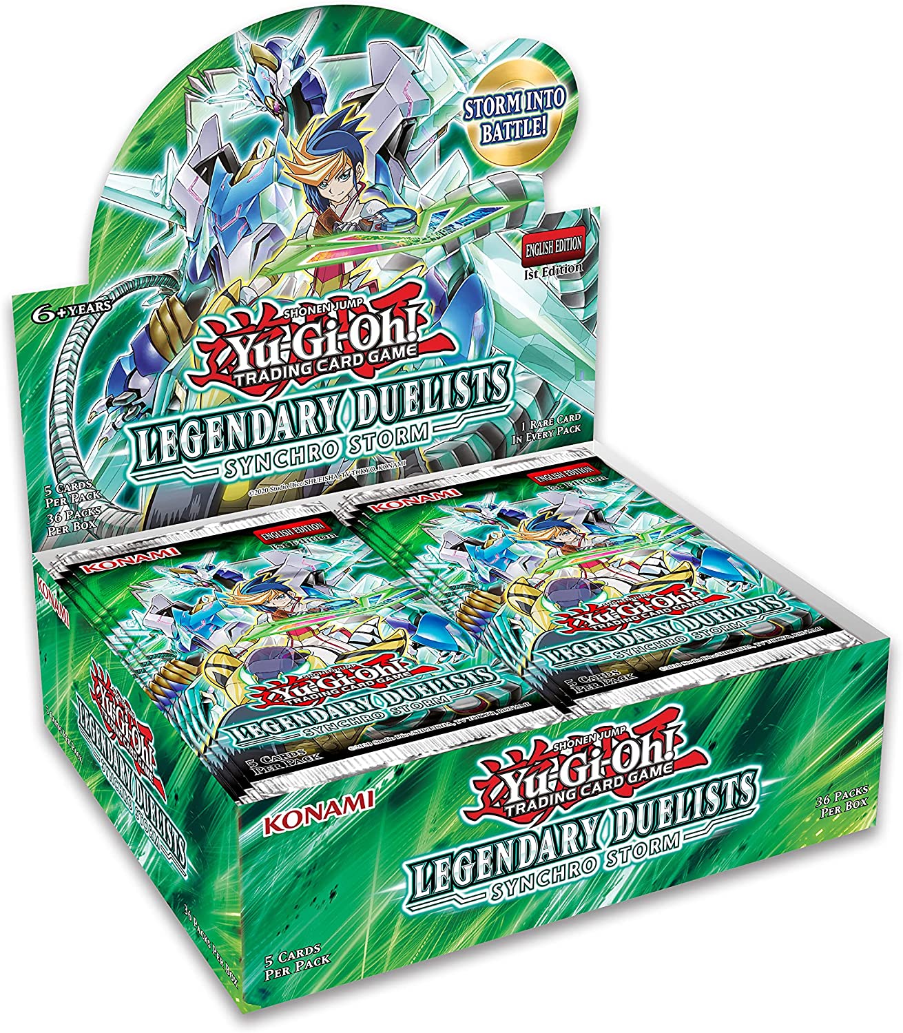 Yu-Gi-Oh! Synchro Storm Booster Display englisch LEDU8