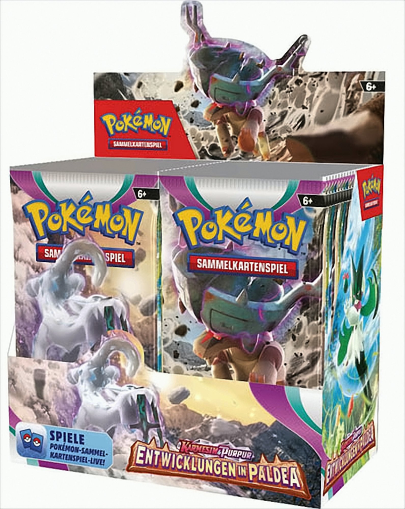 Pokemon Karmesin & Purpur – Entwicklungen in Paldea Booster 36-er Display