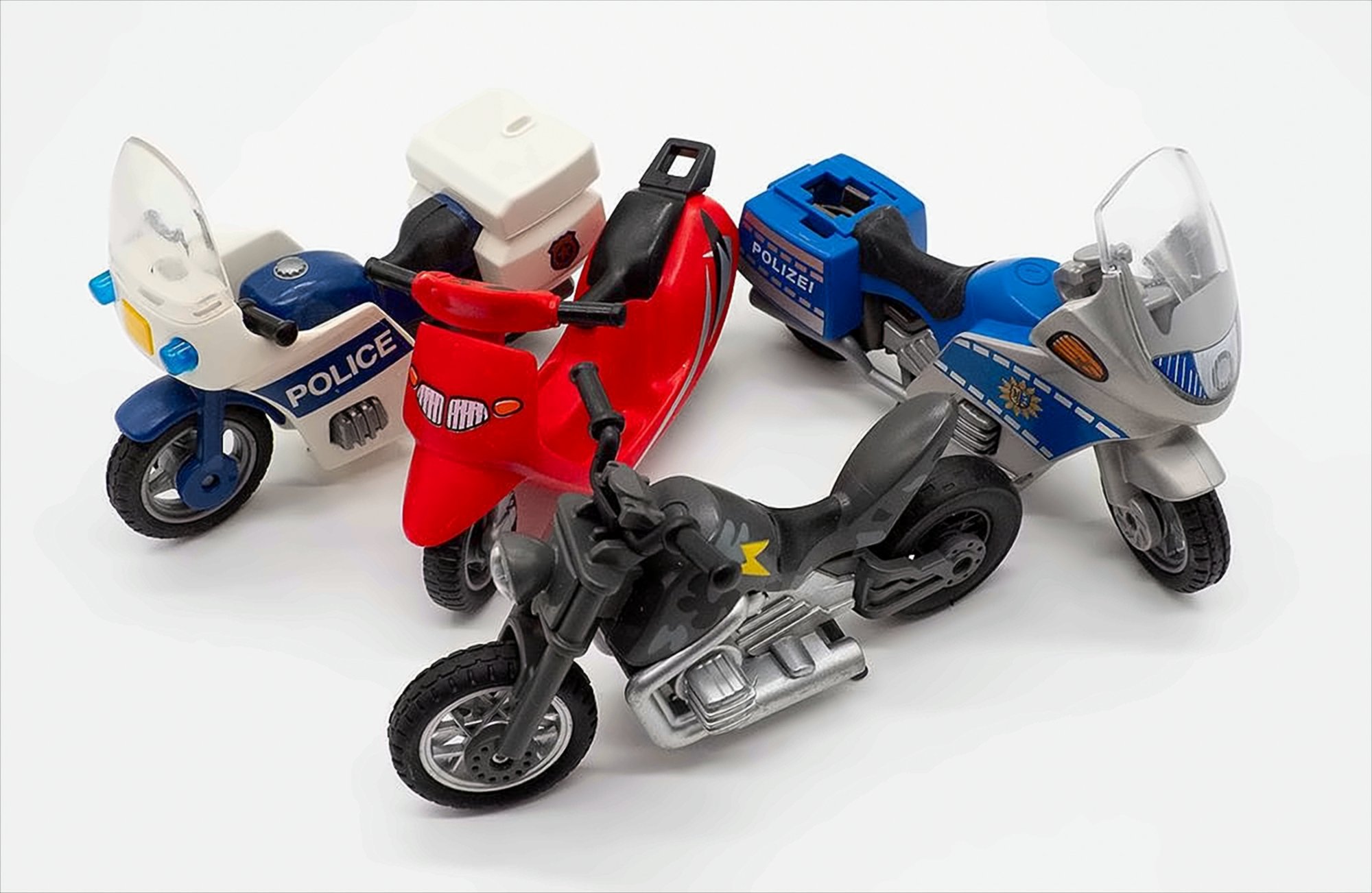 Playmobil 4 Motorräder / Motorroller
