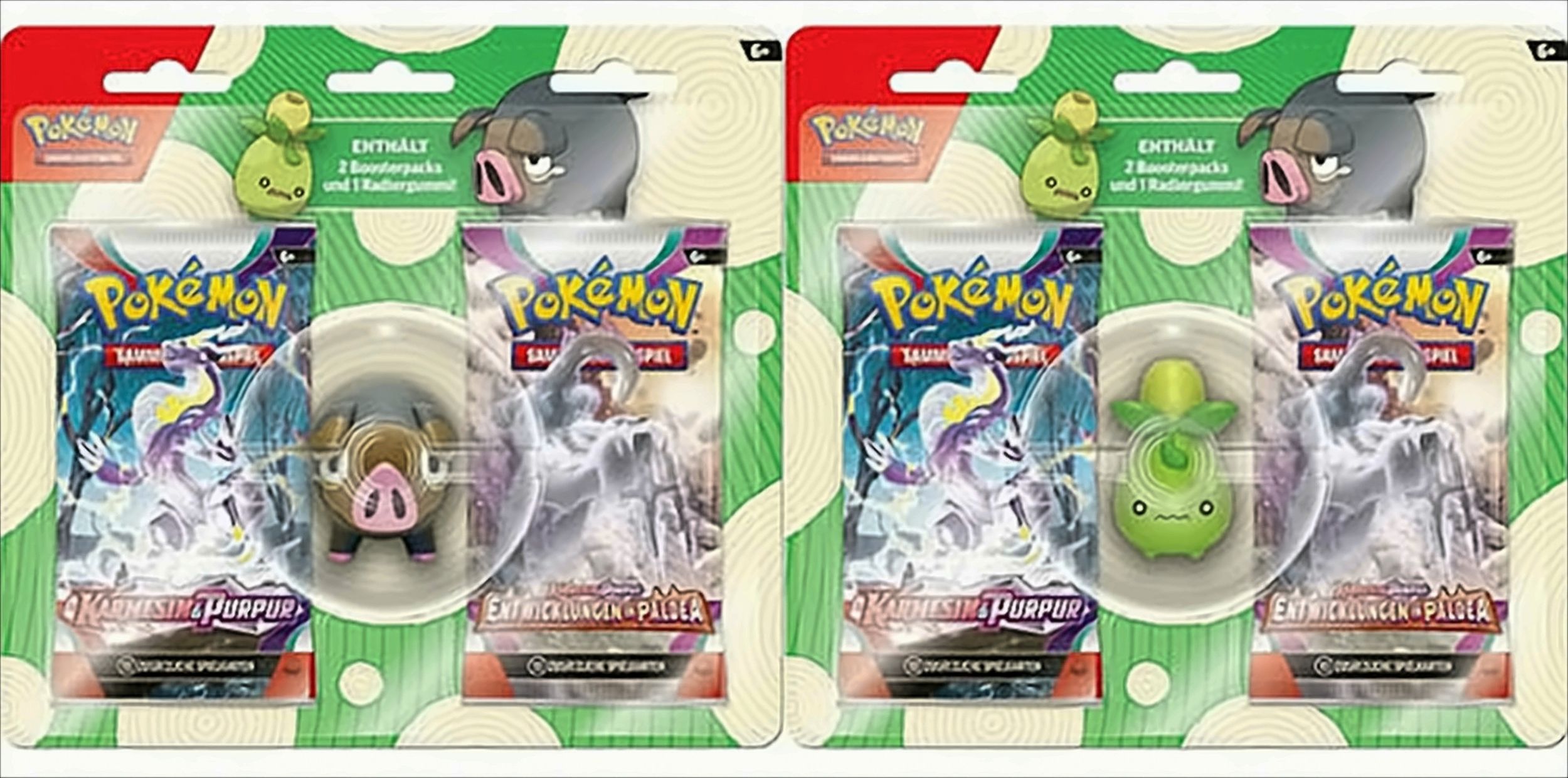 Pokemon Back to School Eraser Sortierter Artikel Olini oder Ferkuli