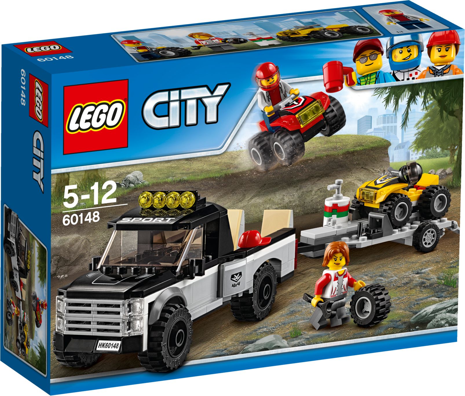 LEGO City - 60148 Quad-Rennteam