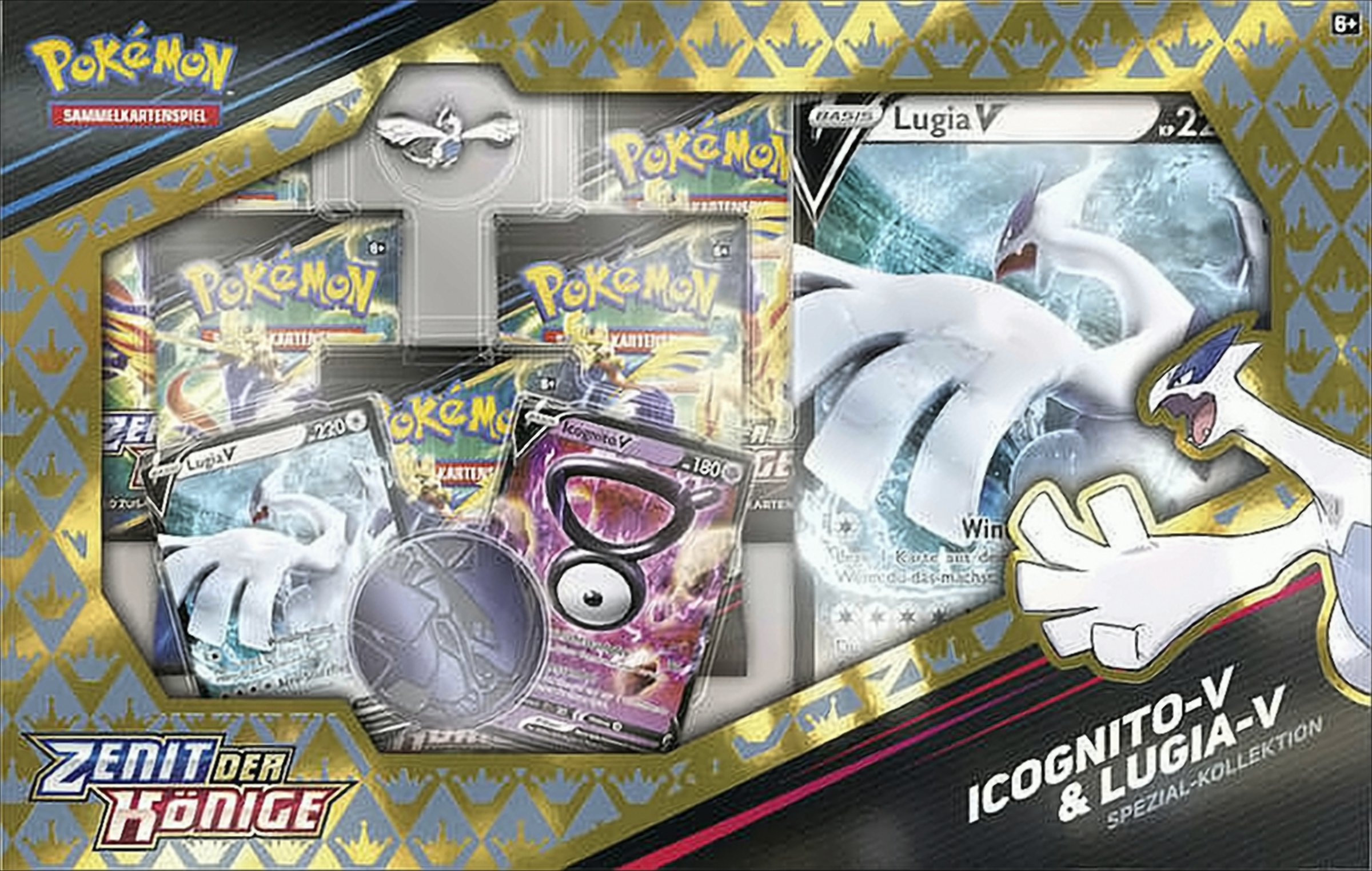 Pokemon Schwert & Schild 12.5 Zeit der Könige Icognito-V & Lugia-V Special Kollektion