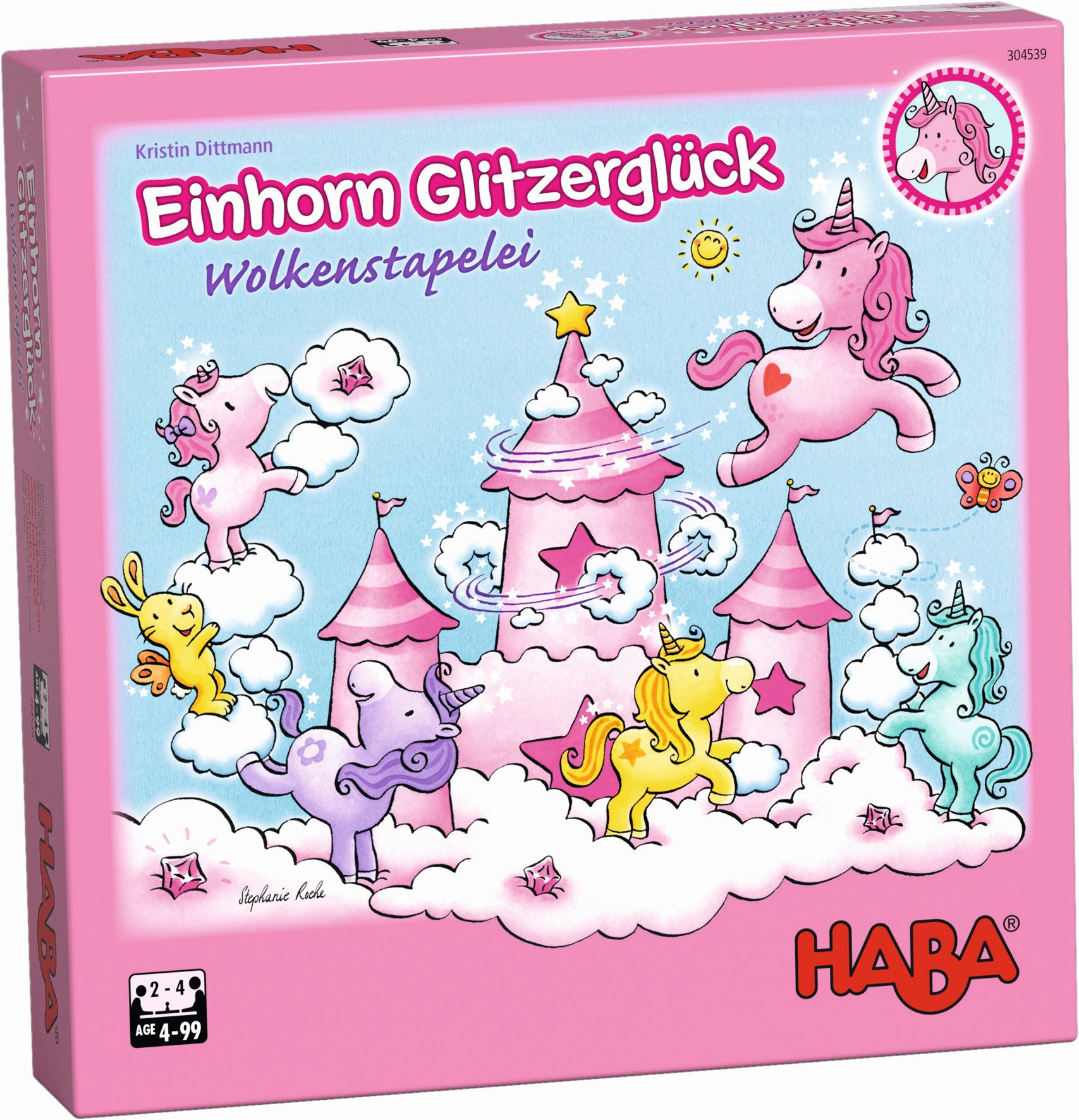 Einhorn Glitzerglück Wolkenstapelei