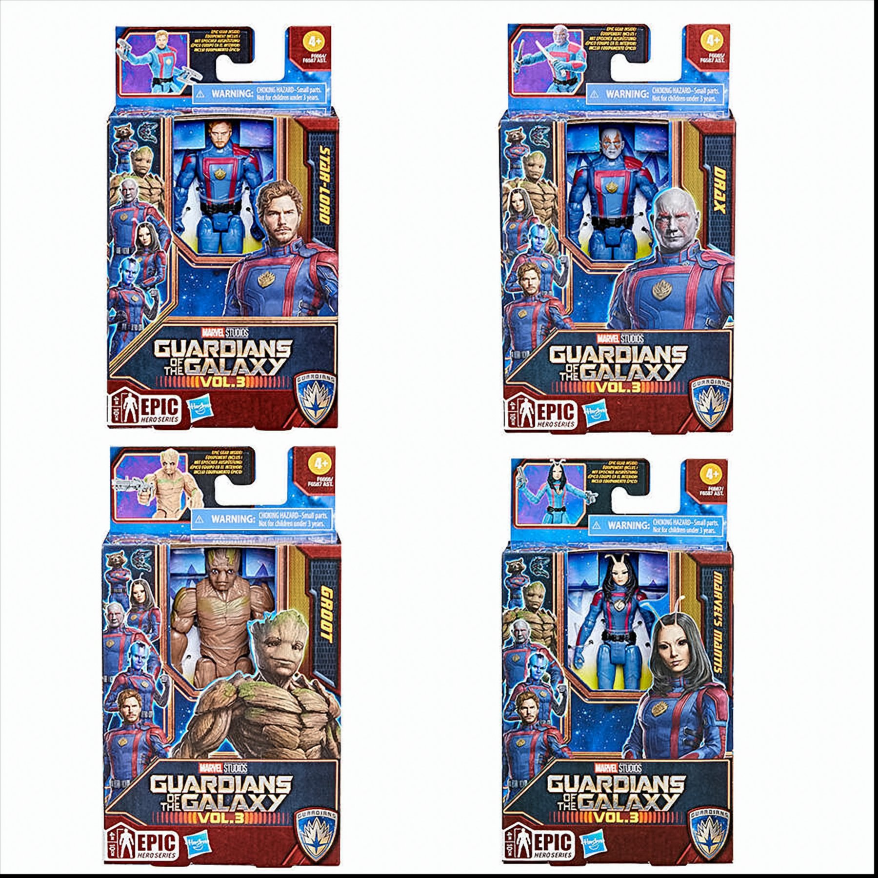 Guardians of the Galaxy Vol. 3 Epic Hero Fig.(8ct)