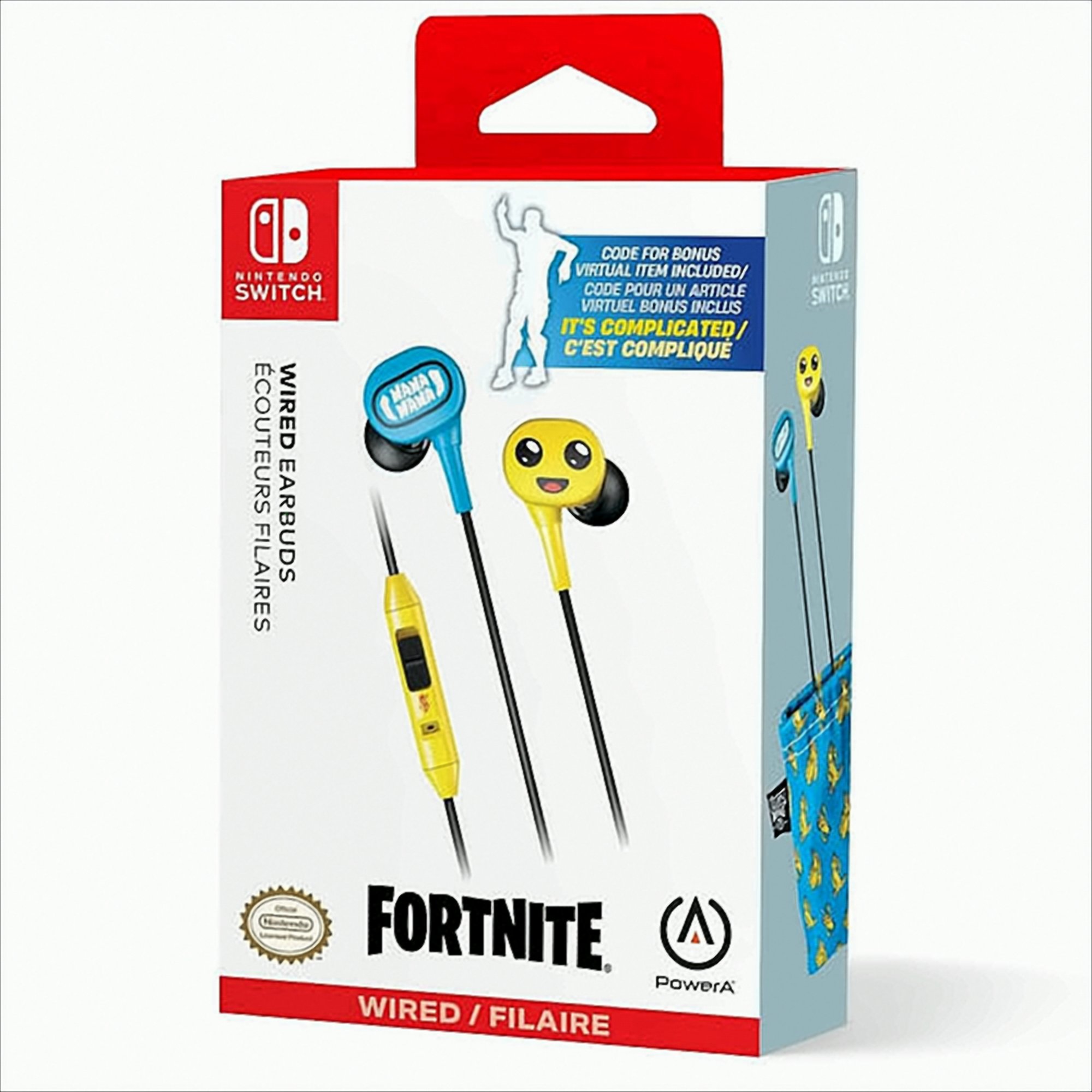 Switch Kopfhörer Earbuds wired Fortnite Peely PowerA