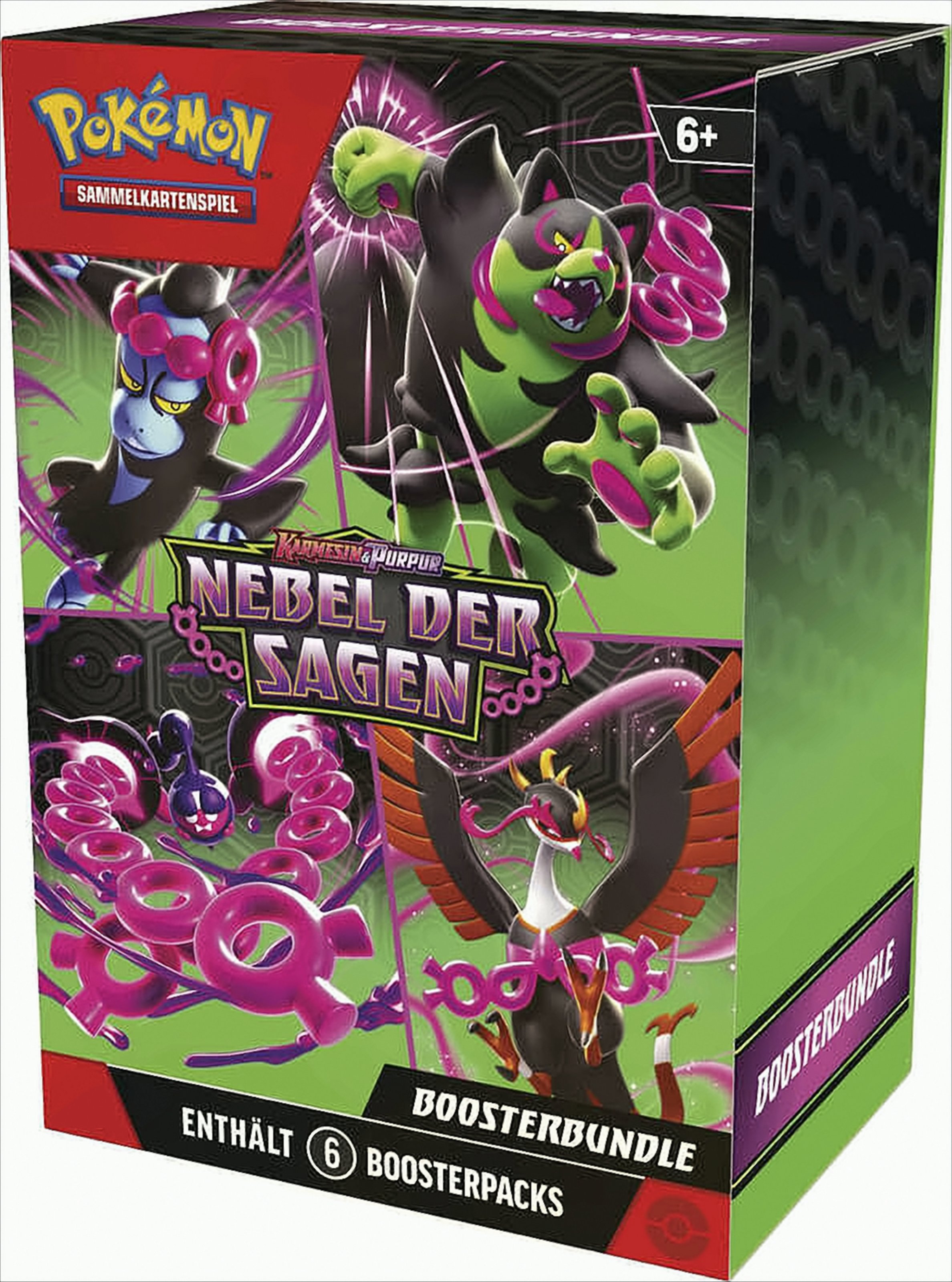 Pokémon Boosterbundle Karmesin & Purpur – Nebel der Sagen