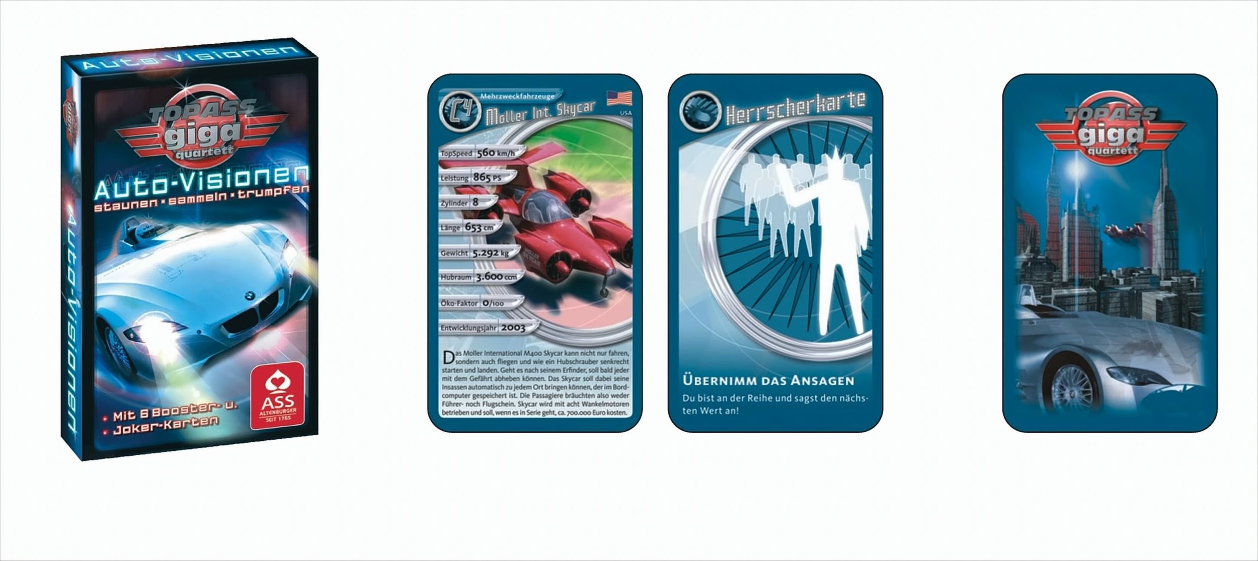 TOP ASS Giga Quartett 'Auto Vision'