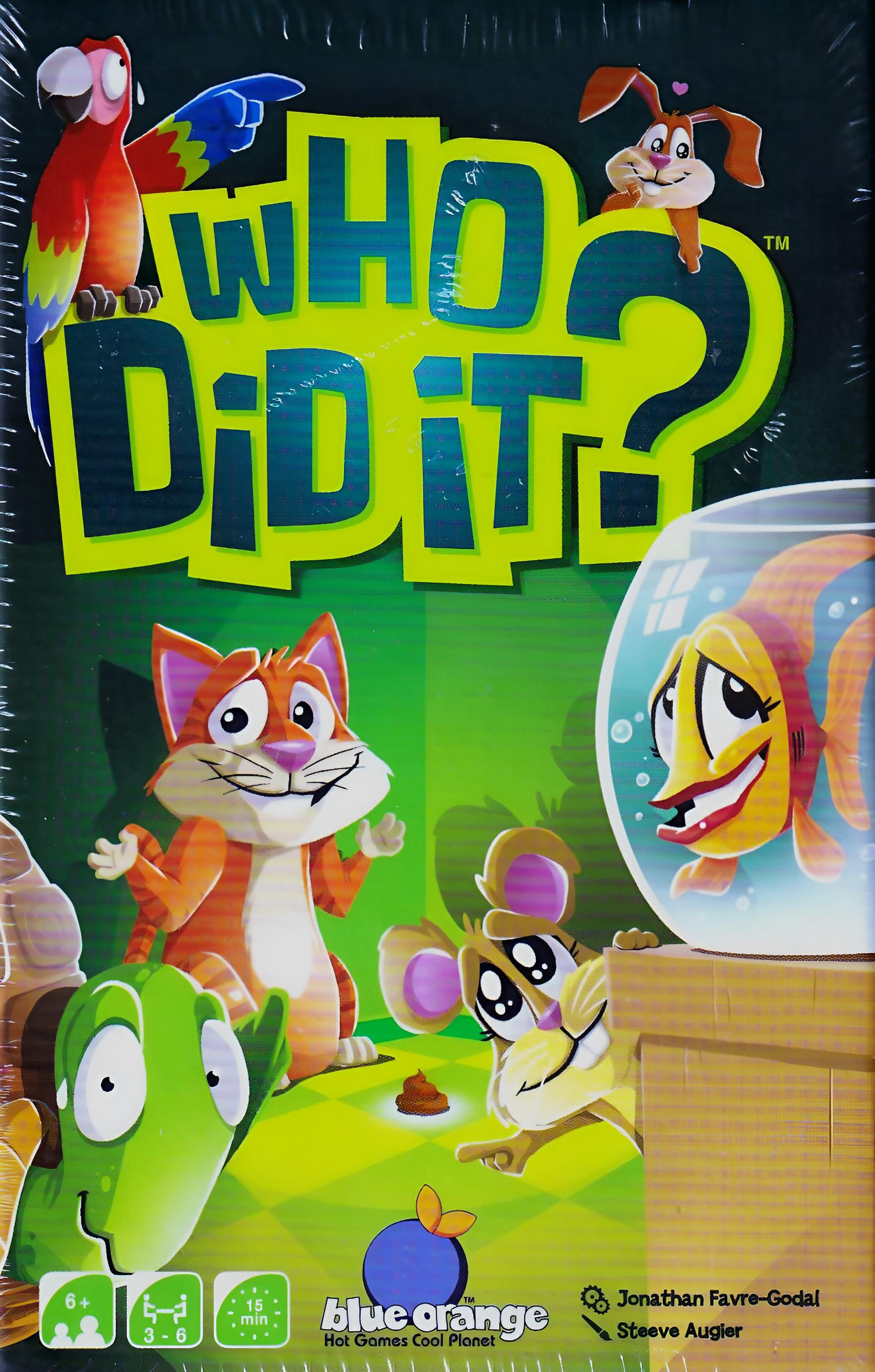 Who Did It Spiel, Mehrfarbig