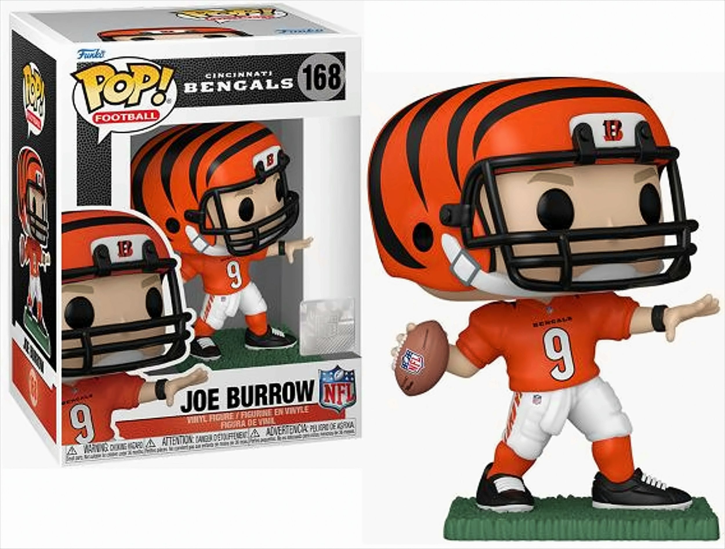 Funko Pop - NFL - Joe Burrow / Cincinnati Bengals 168