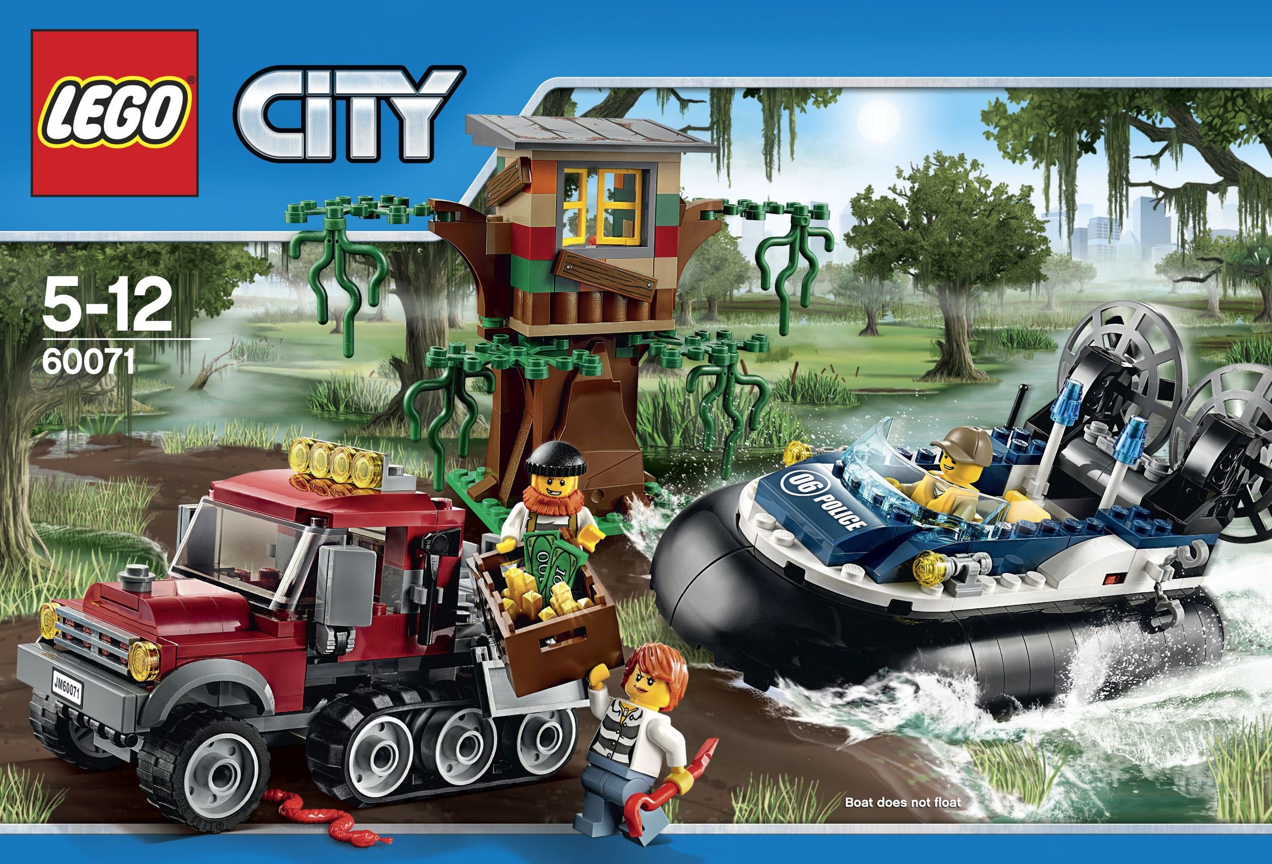 LEGO City - 60071 Verbrecherjagd im Luftkissenboot