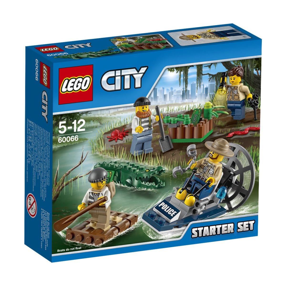 LEGO City - 60066 Sumpfpolizei Starter-Set