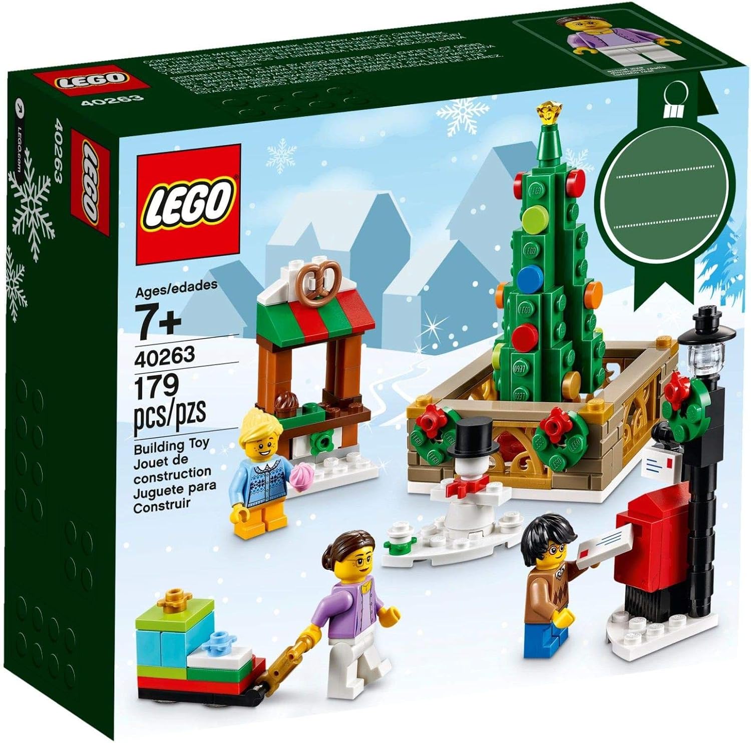 Lego Exc 40263 Platz in Einer Stadt mit Weihnachtsmotiv